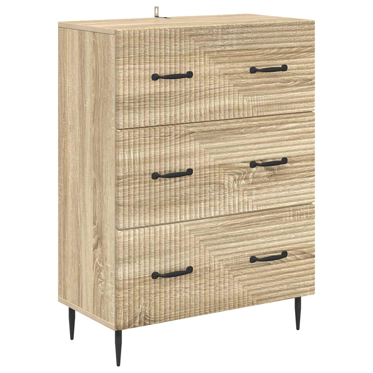 vidaXL Ντουλάπι με Συρτάρια 66 x 34,5 x 89,5 εκ Επεξεργασμένο Ξύλο
