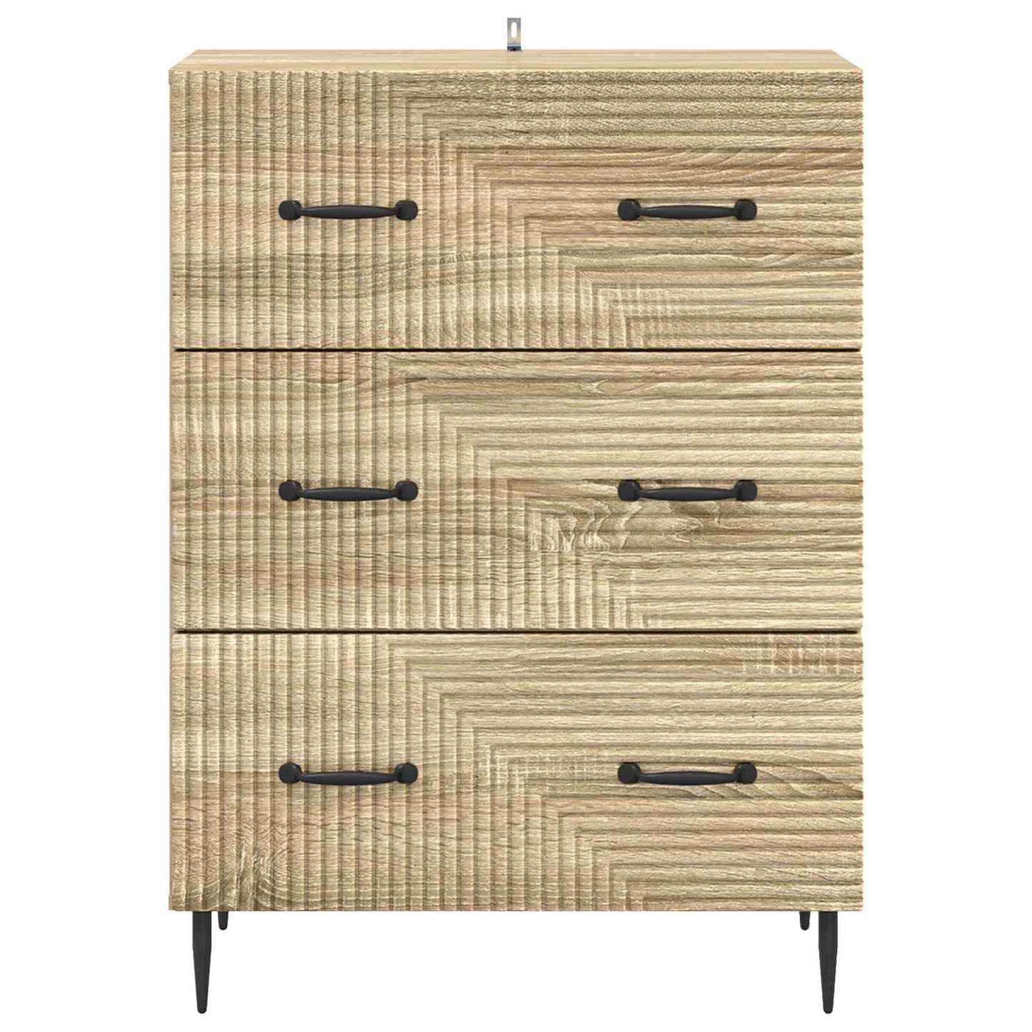 vidaXL Ντουλάπι με Συρτάρια 66 x 34,5 x 89,5 εκ Επεξεργασμένο Ξύλο