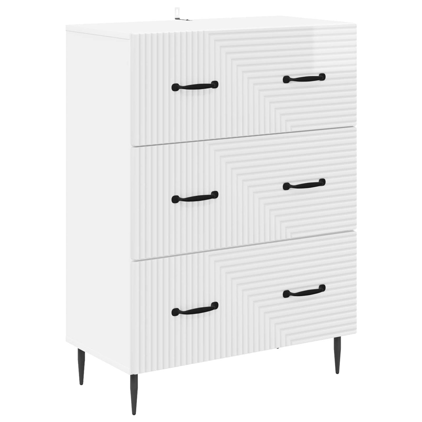 vidaXL Ντουλάπι με Συρτάρια 66 x 34,5 x 89,5 εκ Επεξεργασμένο Ξύλο