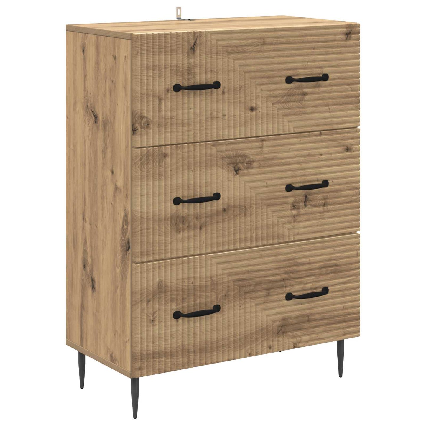 vidaXL Ντουλάπι με Συρτάρια 66 x 34,5 x 89,5 εκ Επεξεργασμένο Ξύλο