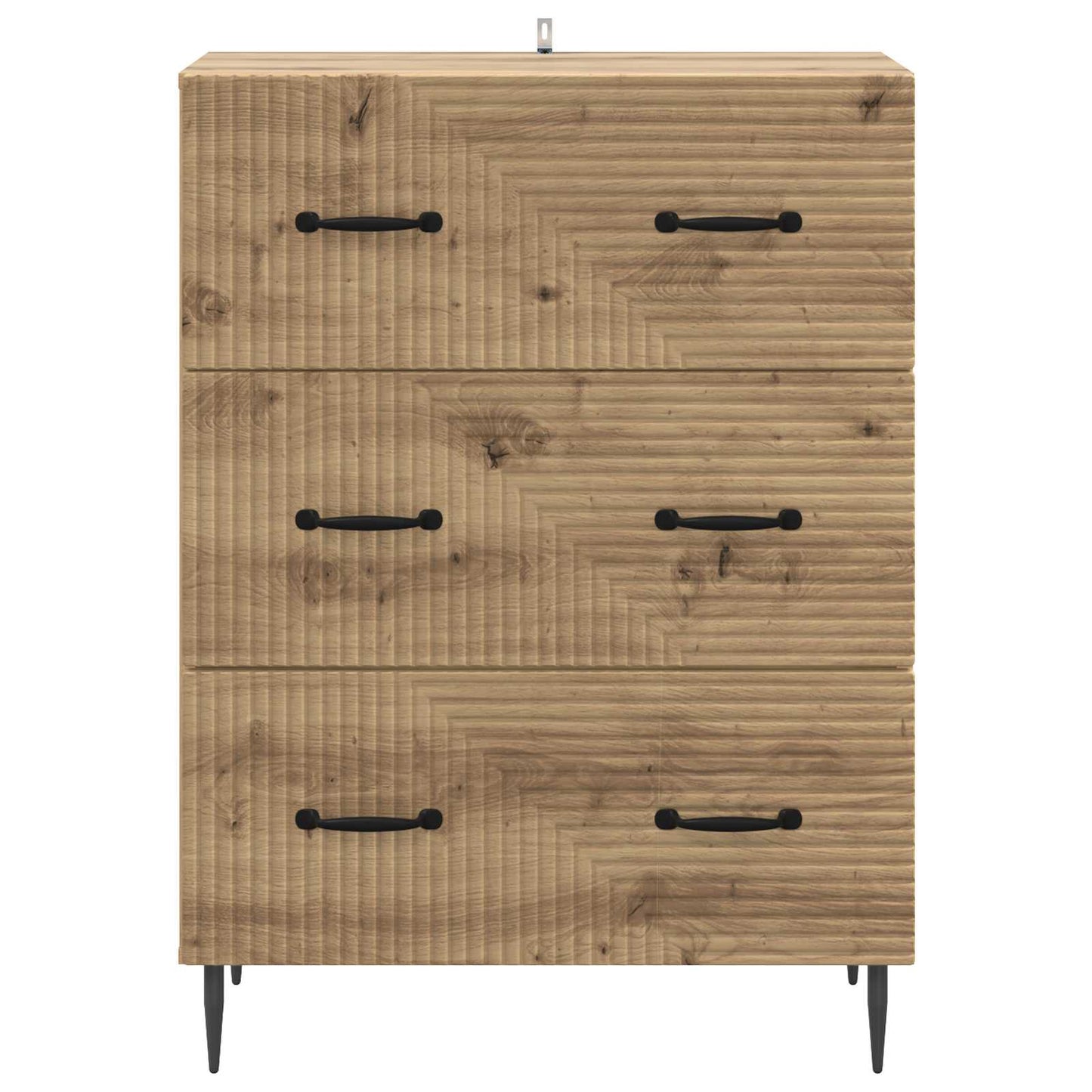 vidaXL Ντουλάπι με Συρτάρια 66 x 34,5 x 89,5 εκ Επεξεργασμένο Ξύλο