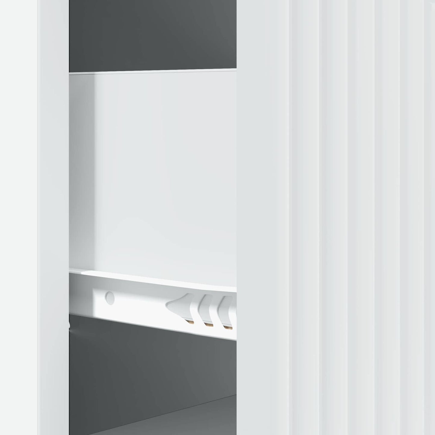vidaXL Ντουλάπι με Συρτάρια Λευκό 33 x 34,5 x 89,5 εκ