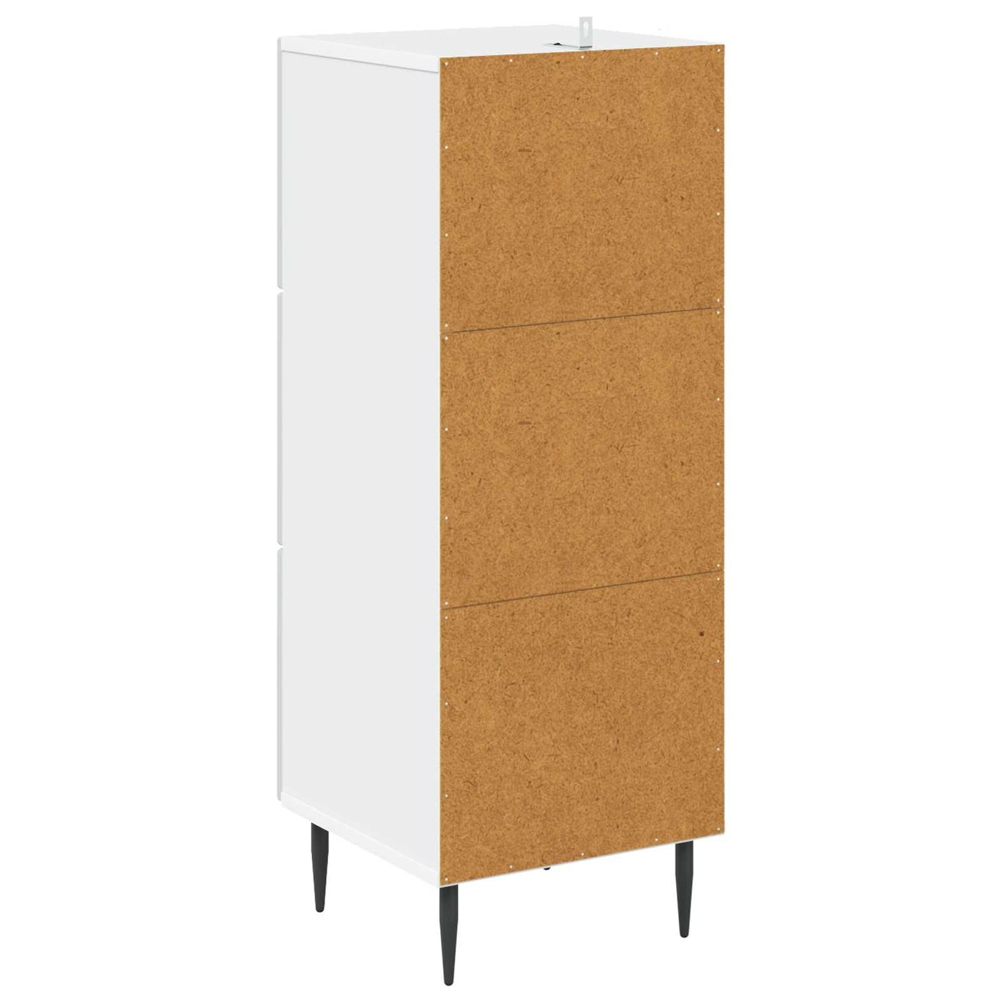 vidaXL Ντουλάπι με Συρτάρια Λευκό 33 x 34,5 x 89,5 εκ