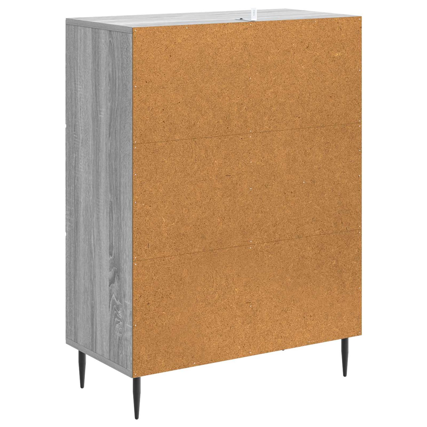 vidaXL Πλαϊνό γραφείο με συρτάρι Γκρι Sonoma 66 x 34,5 x 89,5 εκ