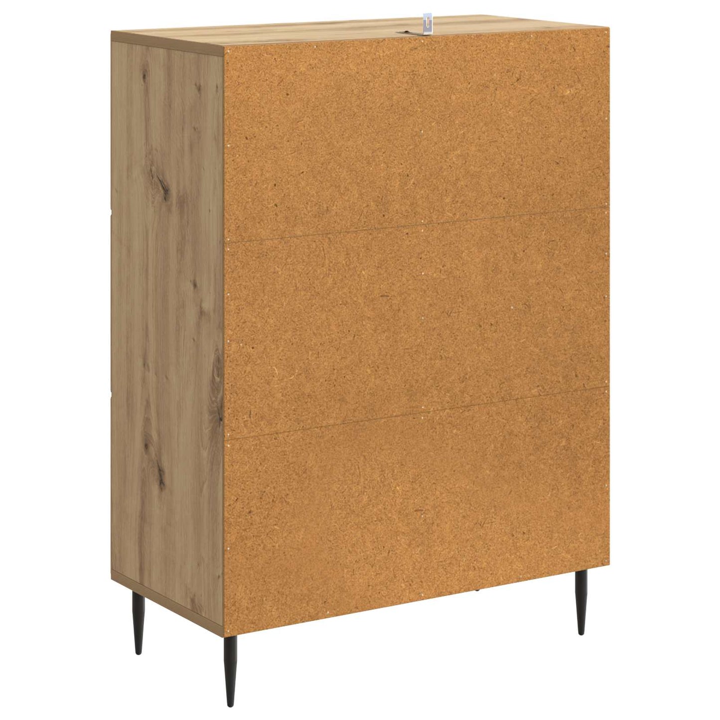 vidaXL Πλαϊνό γραφείο Artisan Δρυς 66 x 34,5 x 89,5 εκ
