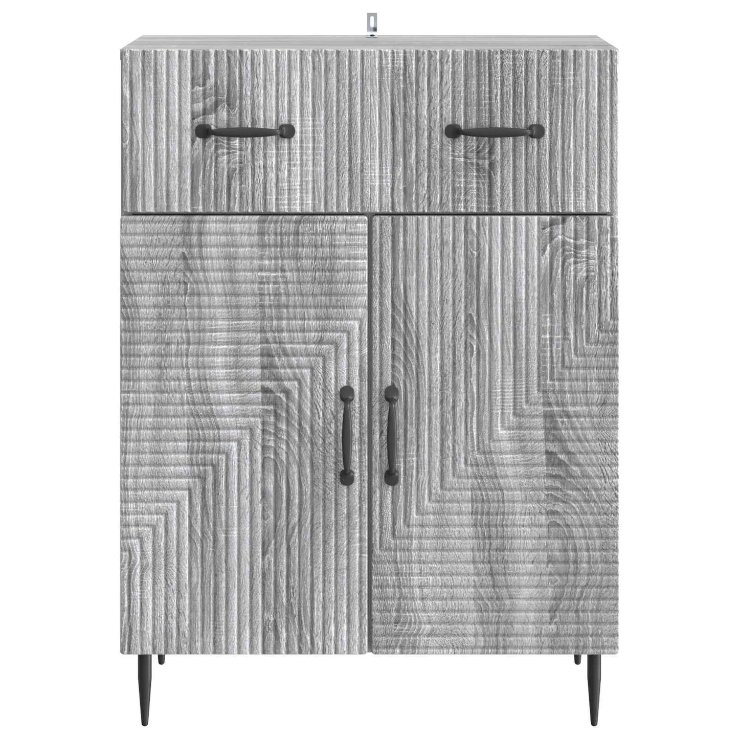 vidaXL Πλαϊνό γραφείο με συρτάρι Γκρι Sonoma 66 x 34,5 x 89,5 εκ