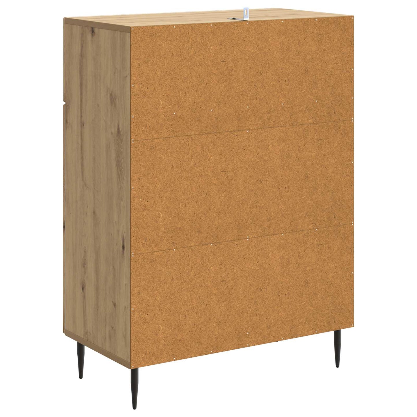 vidaXL Πλαϊνό γραφείο Artisan Δρυς 66 x 34,5 x 89,5 εκ