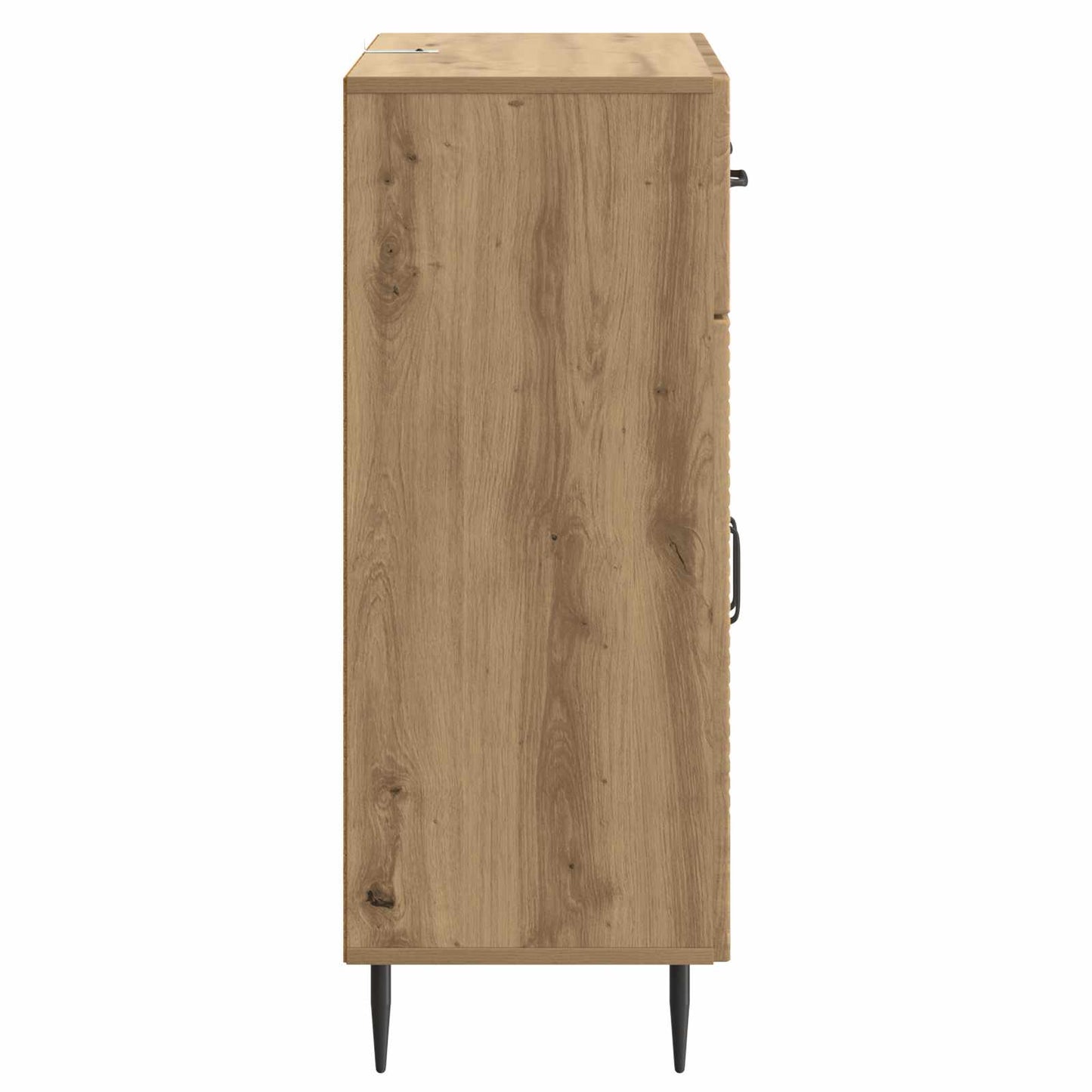 vidaXL Πλαϊνό γραφείο Artisan Δρυς 66 x 34,5 x 89,5 εκ