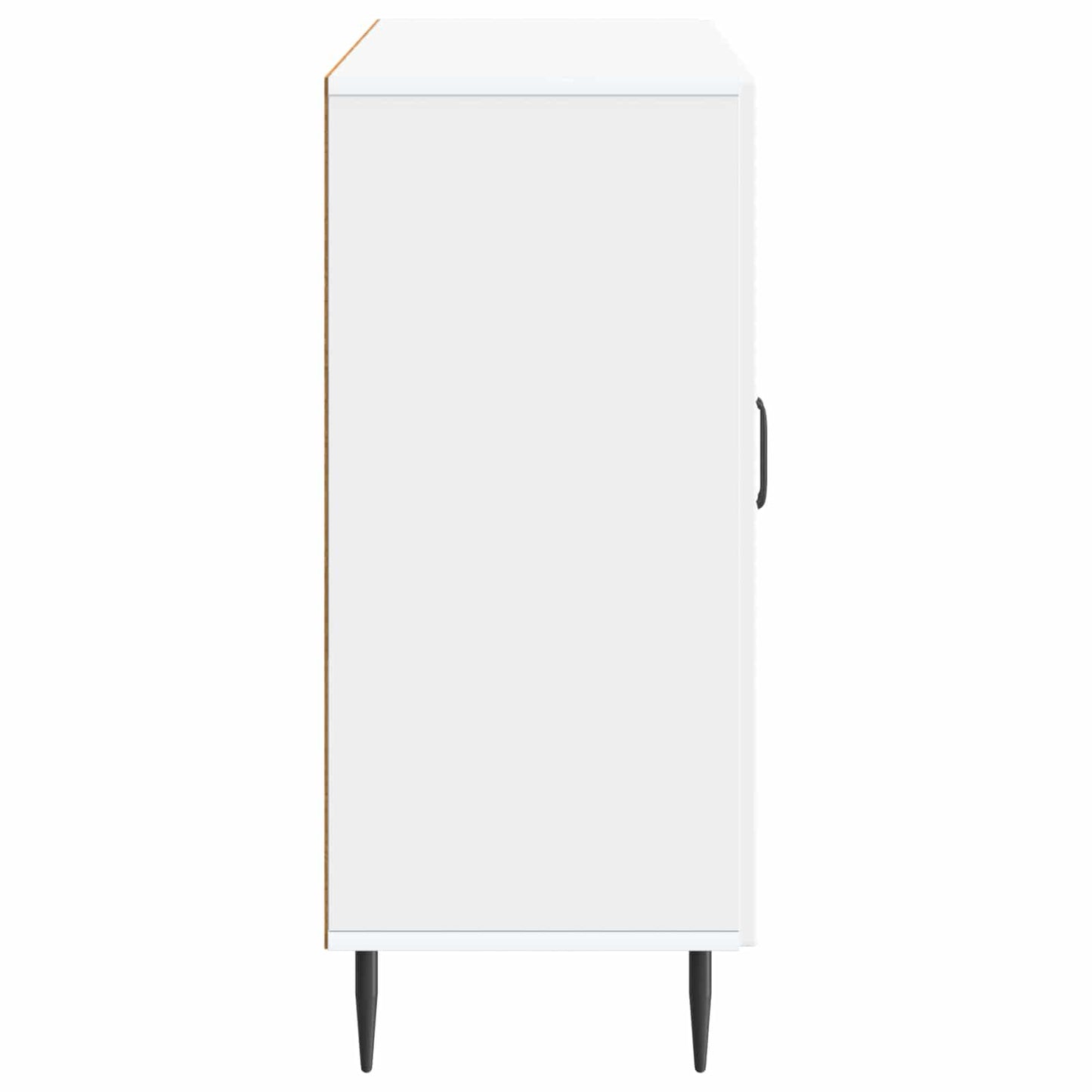 vidaXL Πλαϊνό γραφείο Λευκό 89 x 34,5 x 80 εκ Επεξεργασμένο Ξύλο