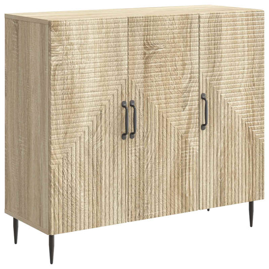 vidaXL Πλαϊνό γραφείο Sonoma Δρυς 89 x 34,5 x 80 εκ Επεξεργασμένο Ξύλο