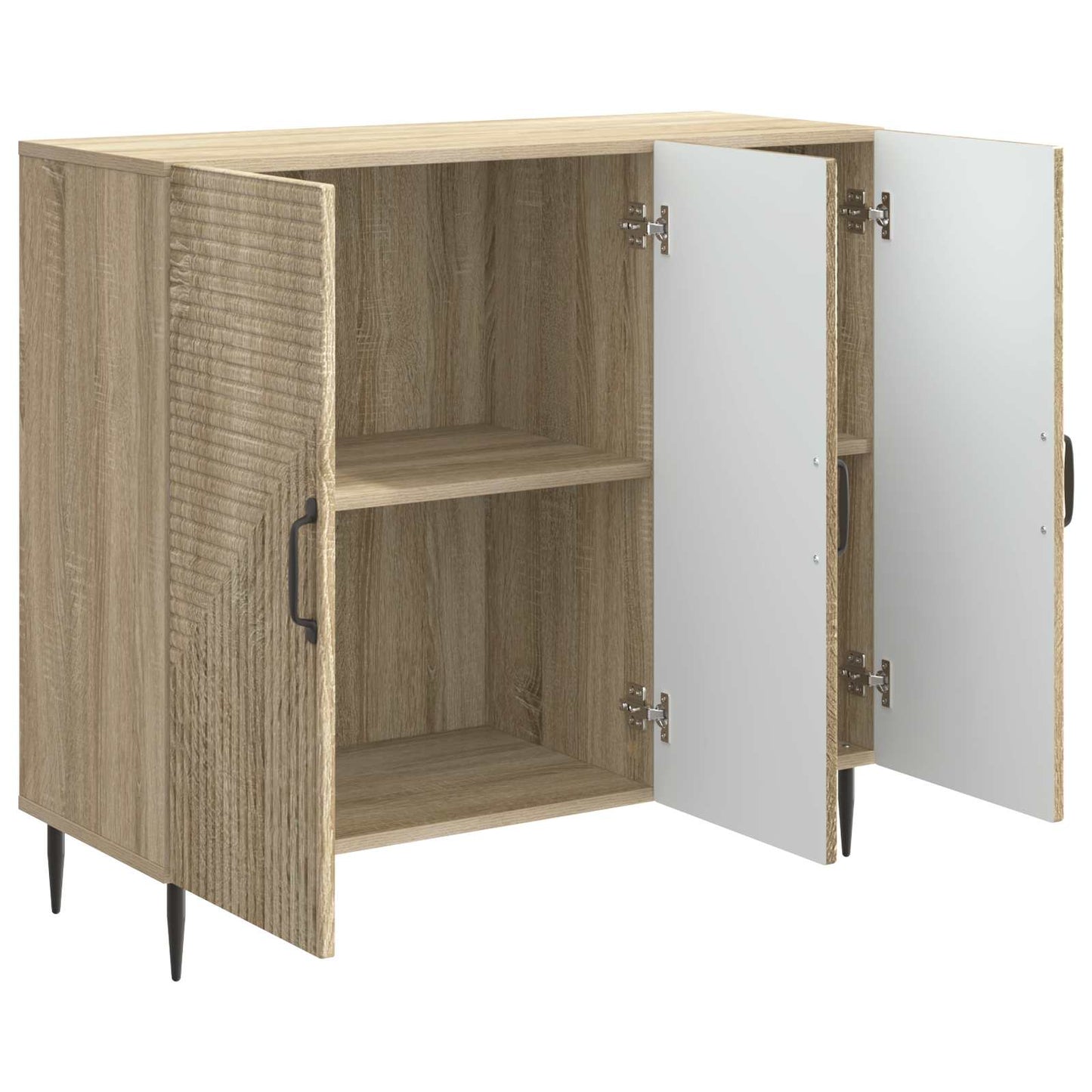 vidaXL Πλαϊνό γραφείο Sonoma Δρυς 89 x 34,5 x 80 εκ Επεξεργασμένο Ξύλο