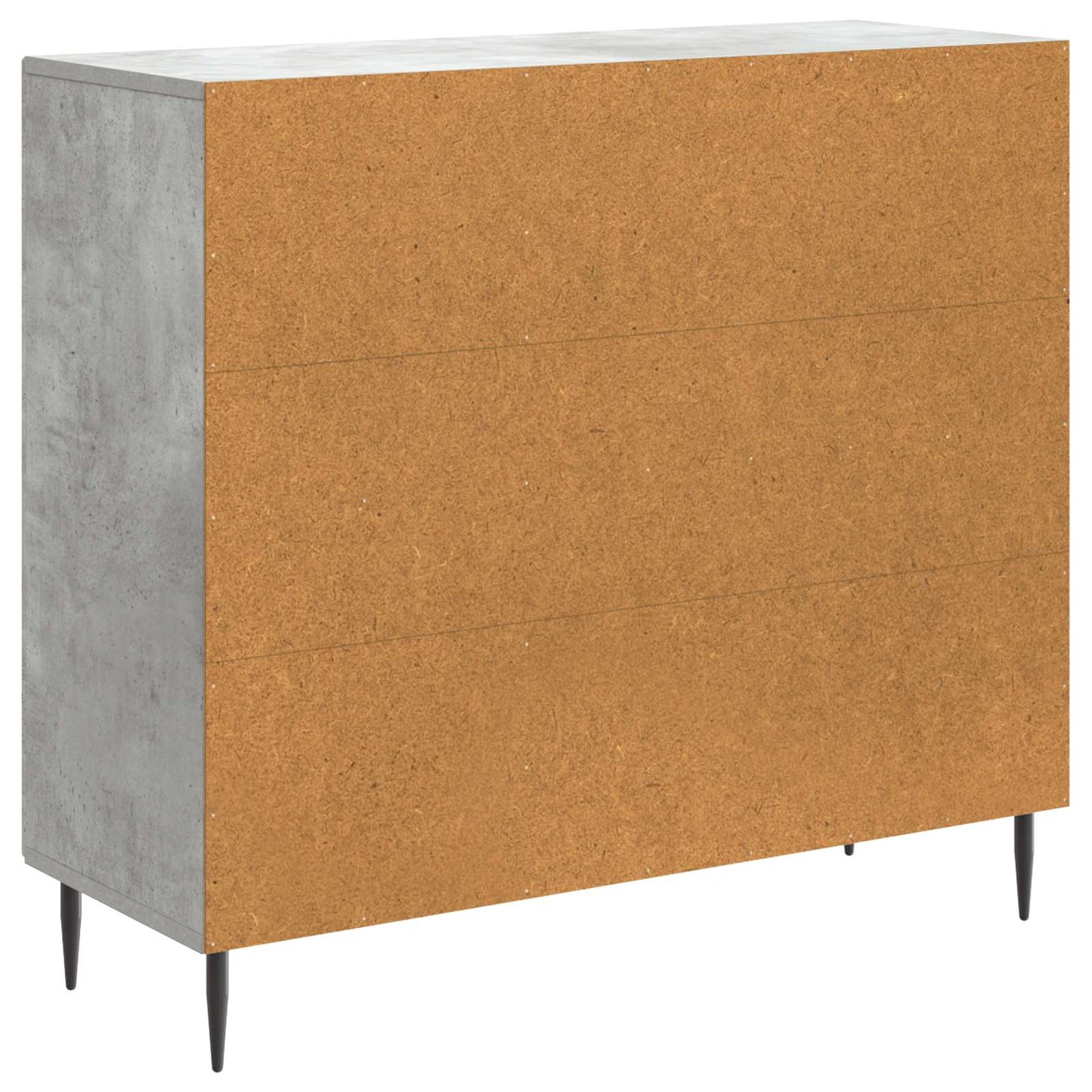 vidaXL Πλαϊνό γραφείο Γκρι Σκυροδέματος 89 x 34,5 x 80 εκ