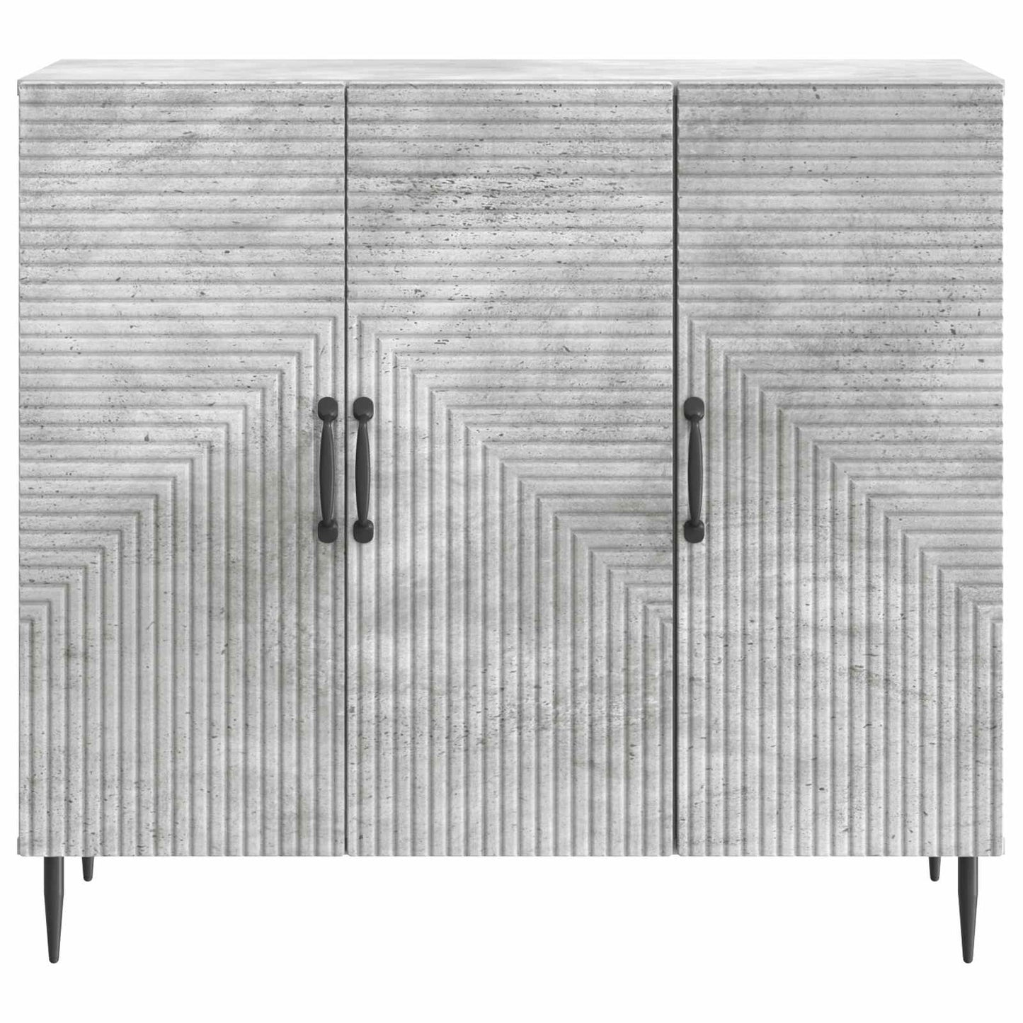 vidaXL Πλαϊνό γραφείο Γκρι Σκυροδέματος 89 x 34,5 x 80 εκ