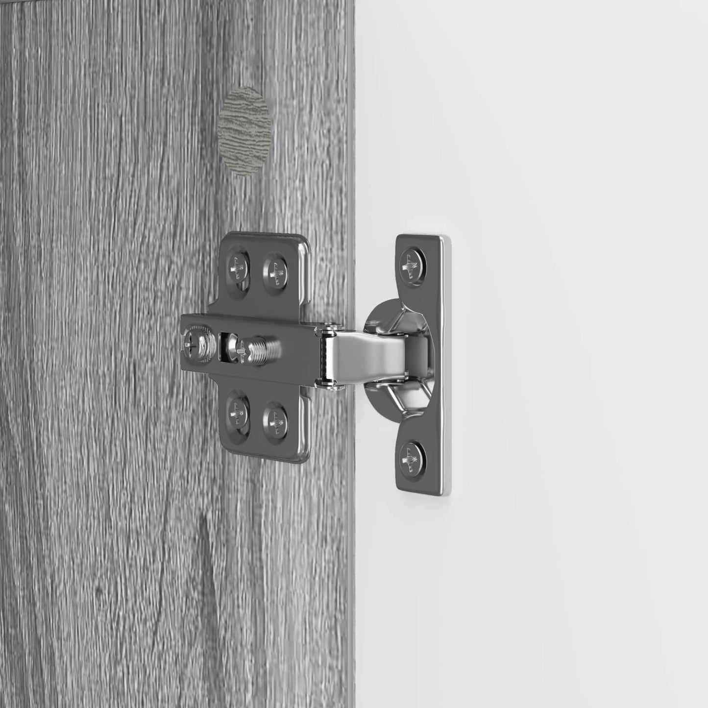 vidaXL Πλαϊνό γραφείο Γκρι Sonoma 89 x 34,5 x 80 εκ Επεξεργασμένο Ξύλο