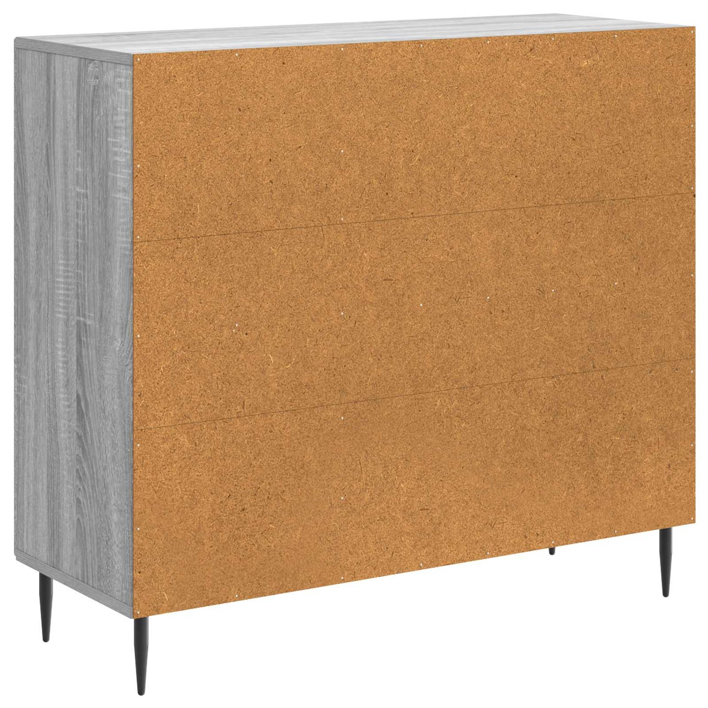 vidaXL Πλαϊνό γραφείο Γκρι Sonoma 89 x 34,5 x 80 εκ Επεξεργασμένο Ξύλο
