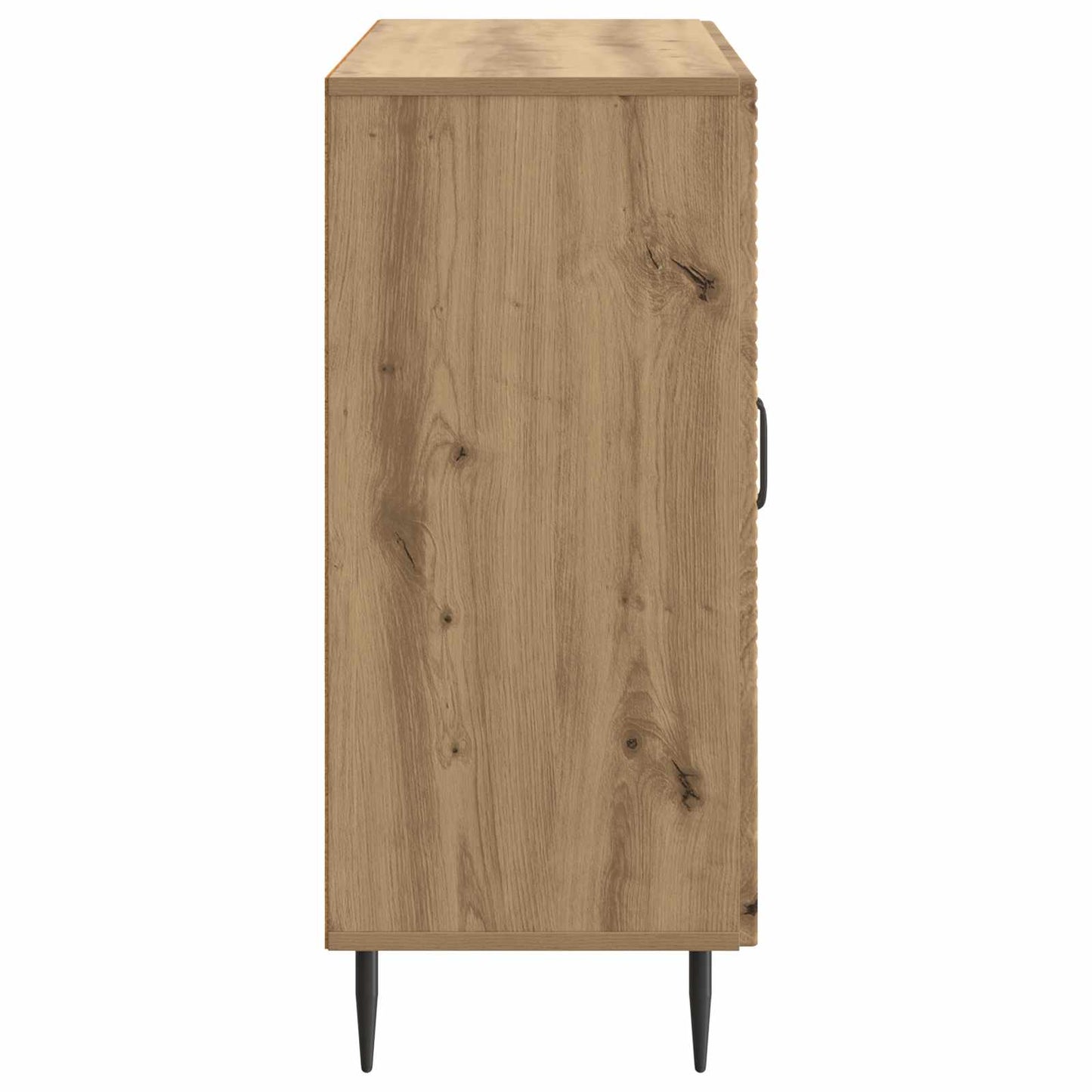 vidaXL Πλαϊνό γραφείο Artisan Δρυς 89 x 34,5 x 80 εκ