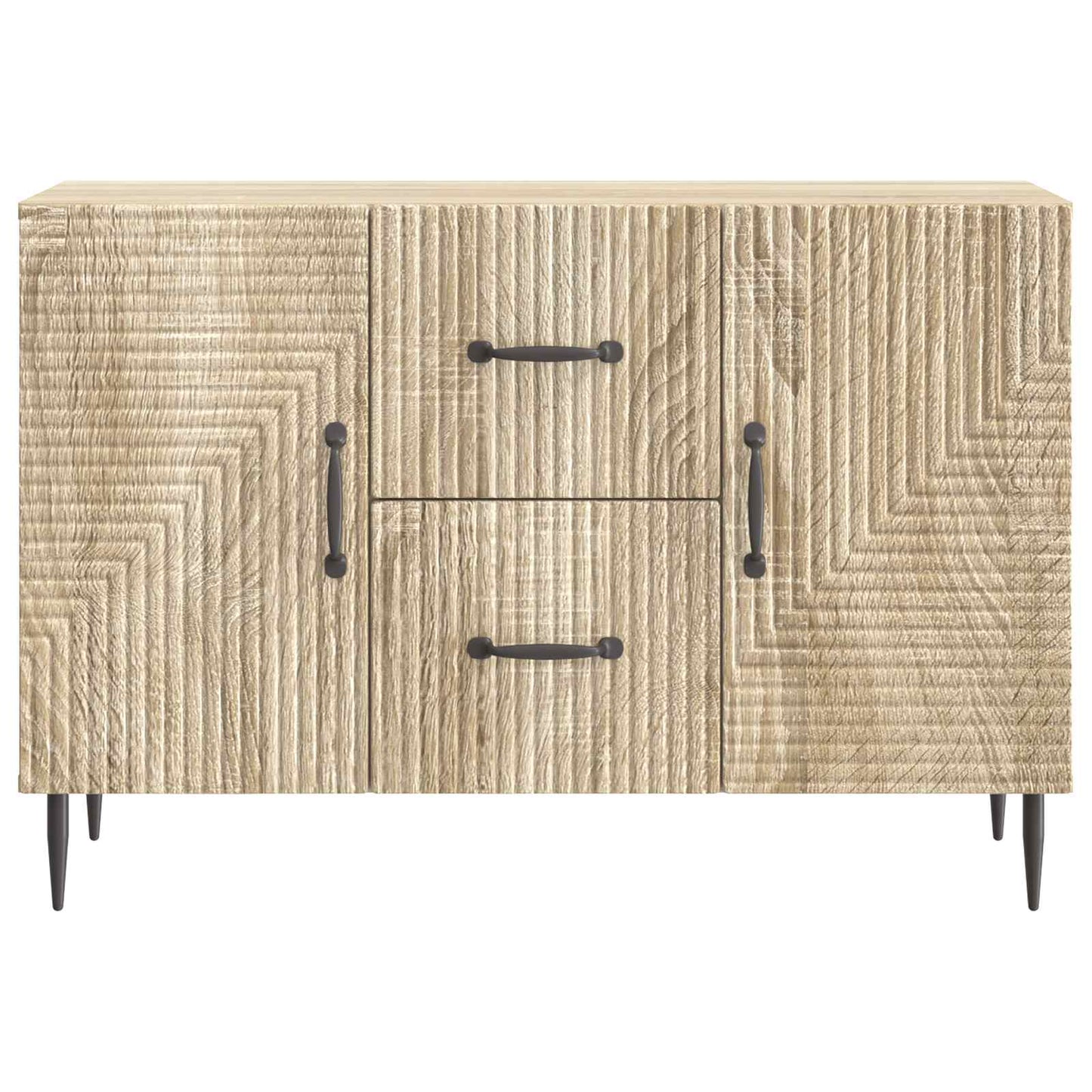 vidaXL Πλαϊνό γραφείο με συρτάρι Sonoma Δρυς 89 x 34,5 x 60 εκ.