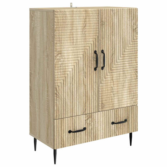 vidaXL Πλαϊνό γραφείο με συρτάρι Sonoma Δρυς 66 x 34,5 x 95 εκ.