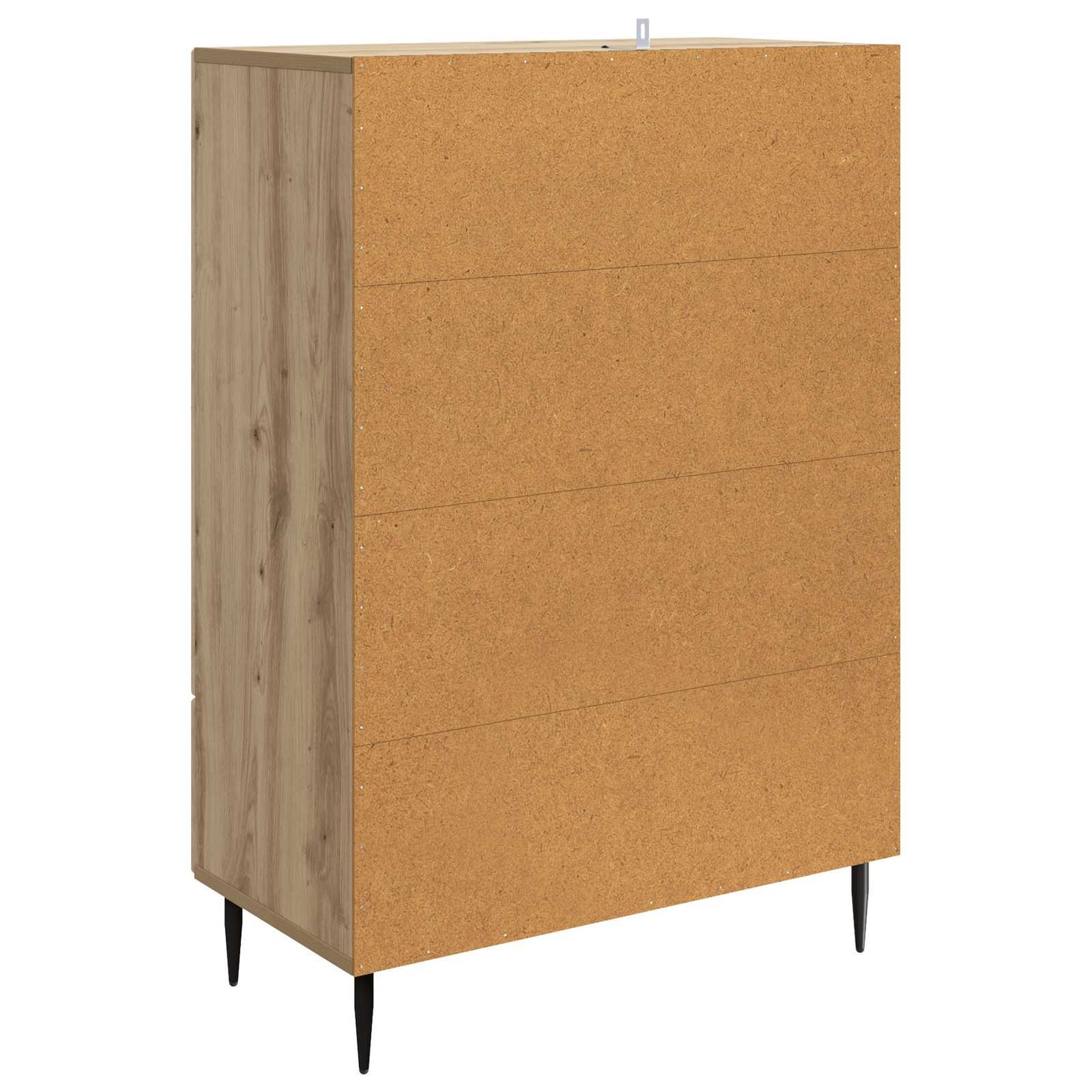 vidaXL Πλαϊνό γραφείο Artisan Δρυς 66 x 34,5 x 95 εκ.