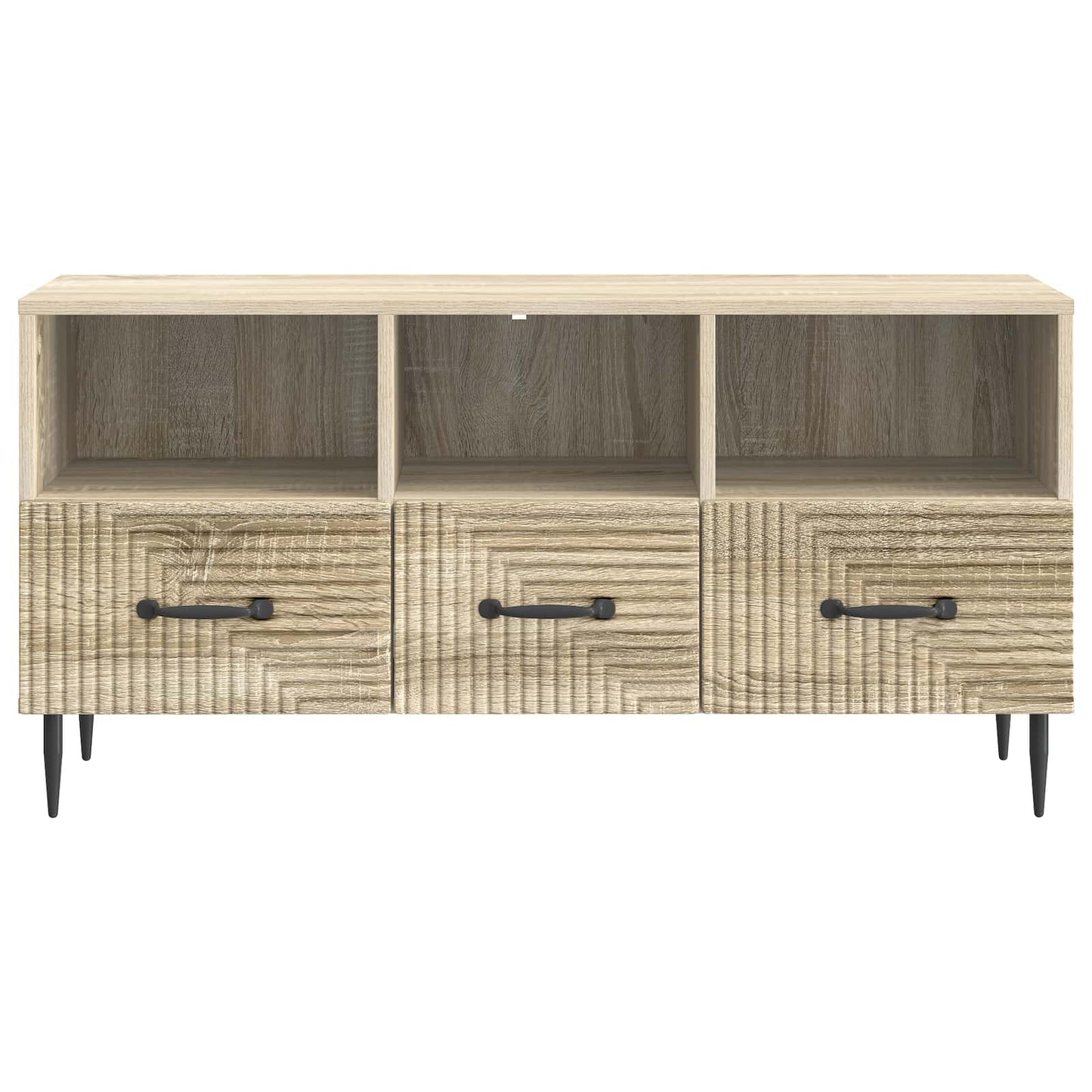 vidaXL Ντουλάπι TV Sonoma Δρυς 102 x 34,5 x 50 εκ. Επεξεργασμένο Ξύλο
