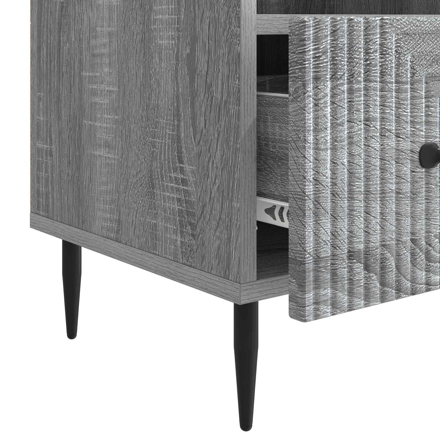 vidaXL Ντουλάπι TV Γκρι Sonoma 102 x 34,5 x 50 εκ. Επεξεργασμένο Ξύλο