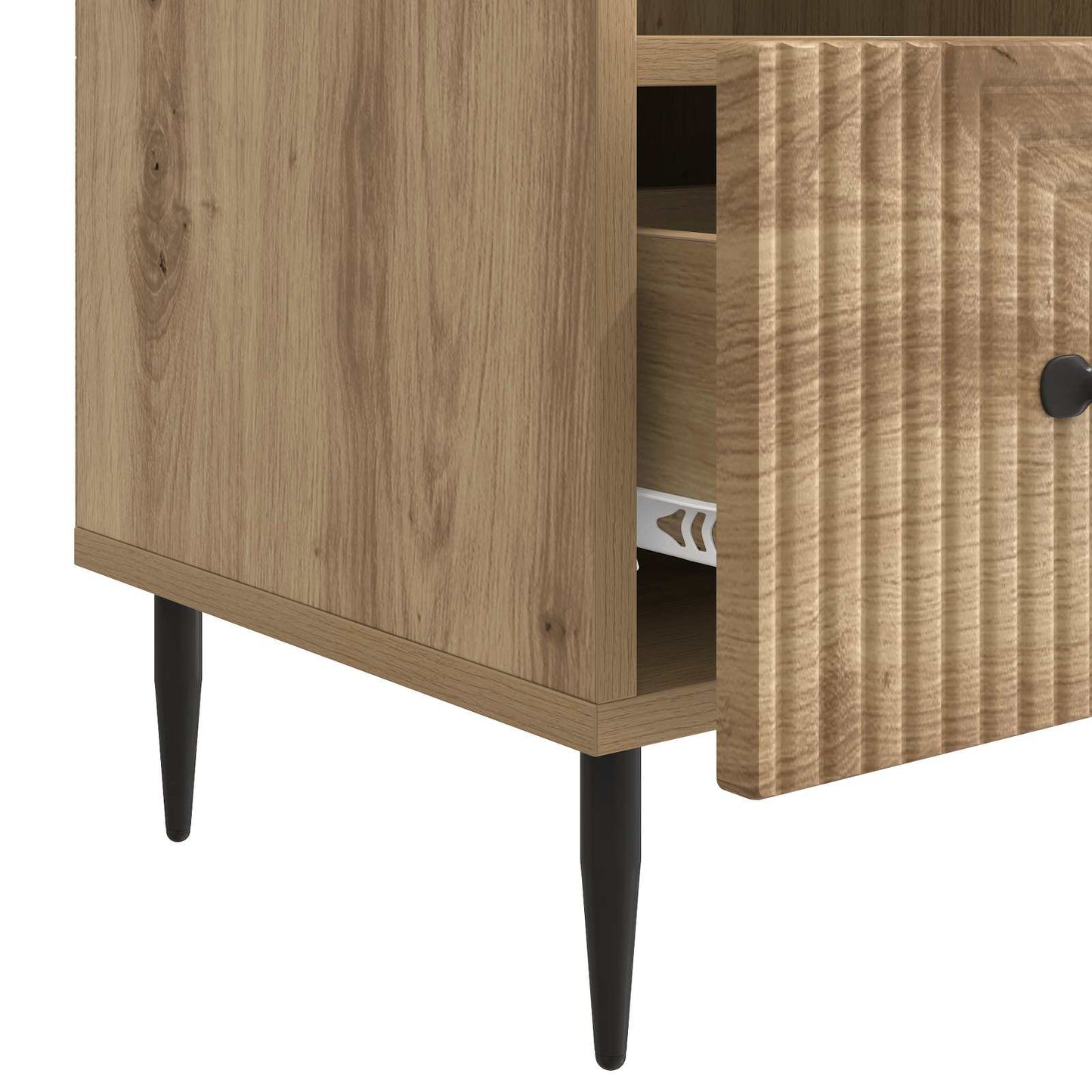 vidaXL Ντουλάπι TV Artisan Δρυς 102 x 34,5 x 50 εκ. Επεξεργασμένο Ξύλο