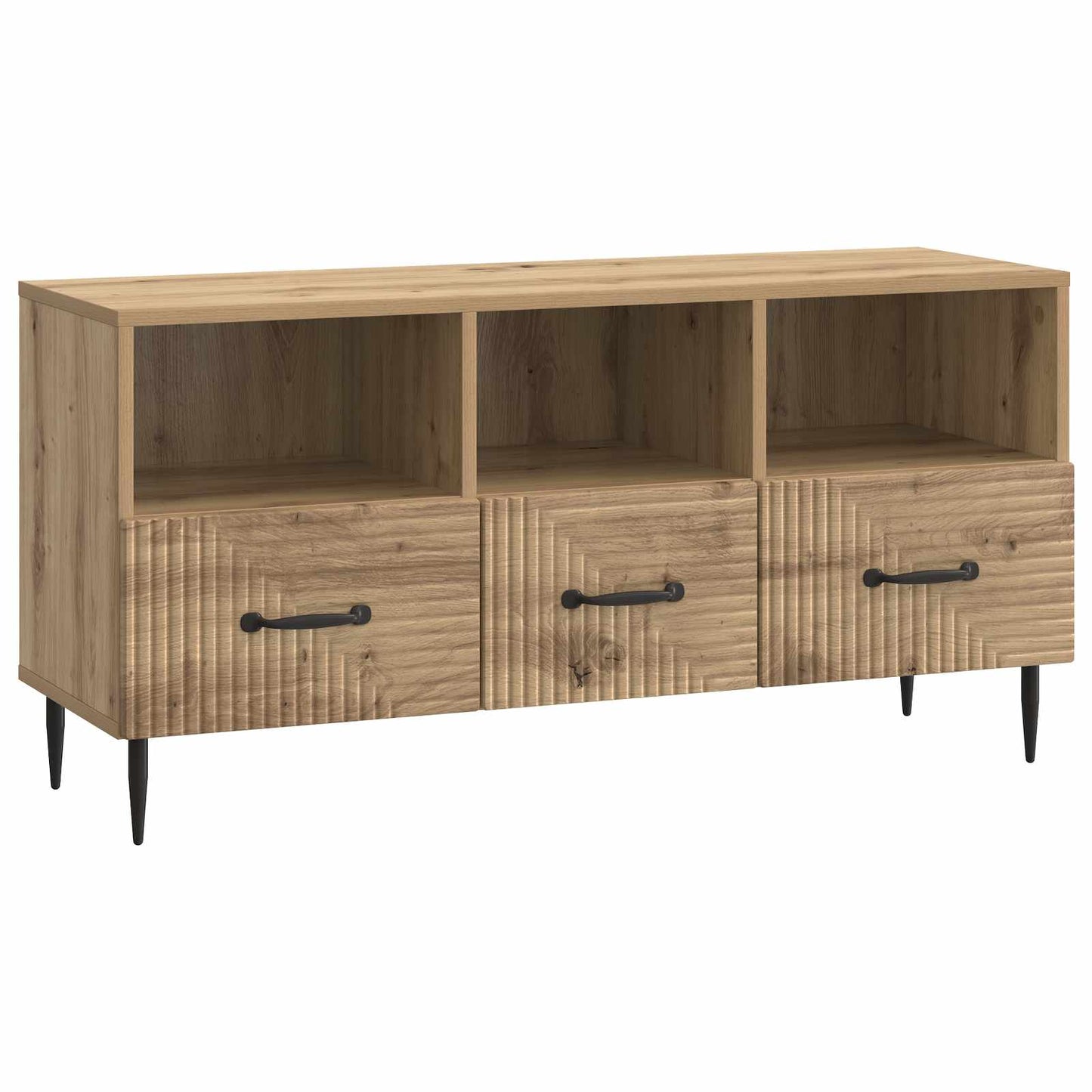 vidaXL Ντουλάπι TV Artisan Δρυς 102 x 34,5 x 50 εκ. Επεξεργασμένο Ξύλο