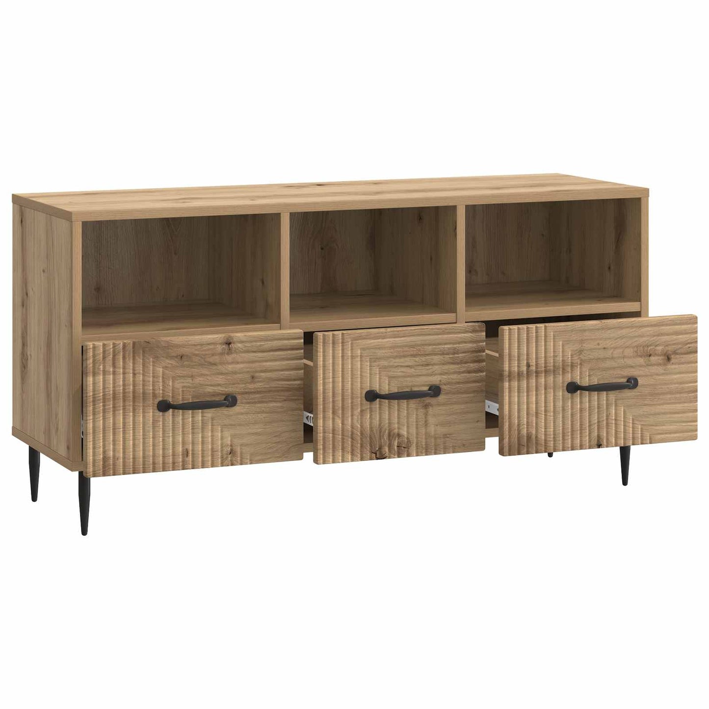 vidaXL Ντουλάπι TV Artisan Δρυς 102 x 34,5 x 50 εκ. Επεξεργασμένο Ξύλο