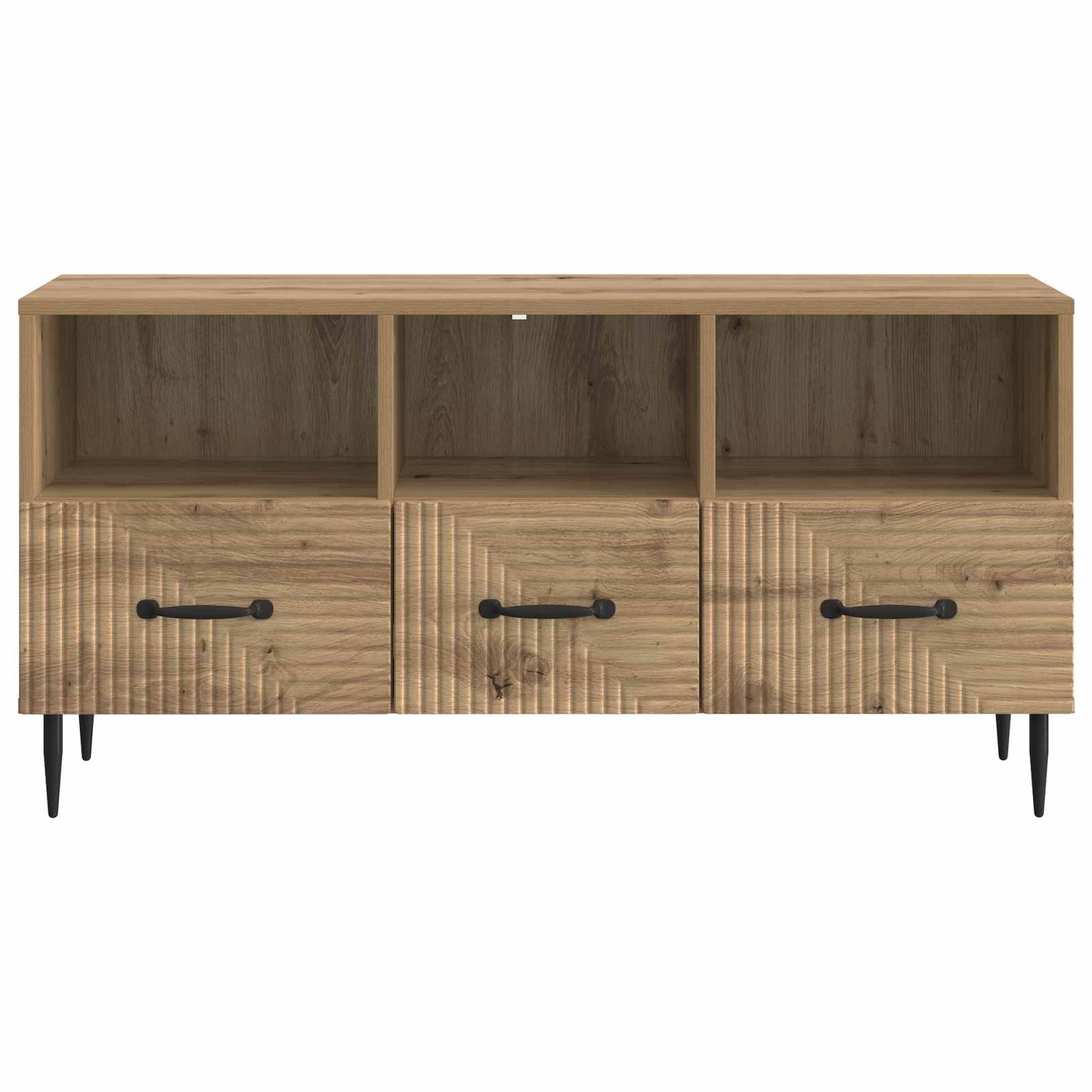 vidaXL Ντουλάπι TV Artisan Δρυς 102 x 34,5 x 50 εκ. Επεξεργασμένο Ξύλο