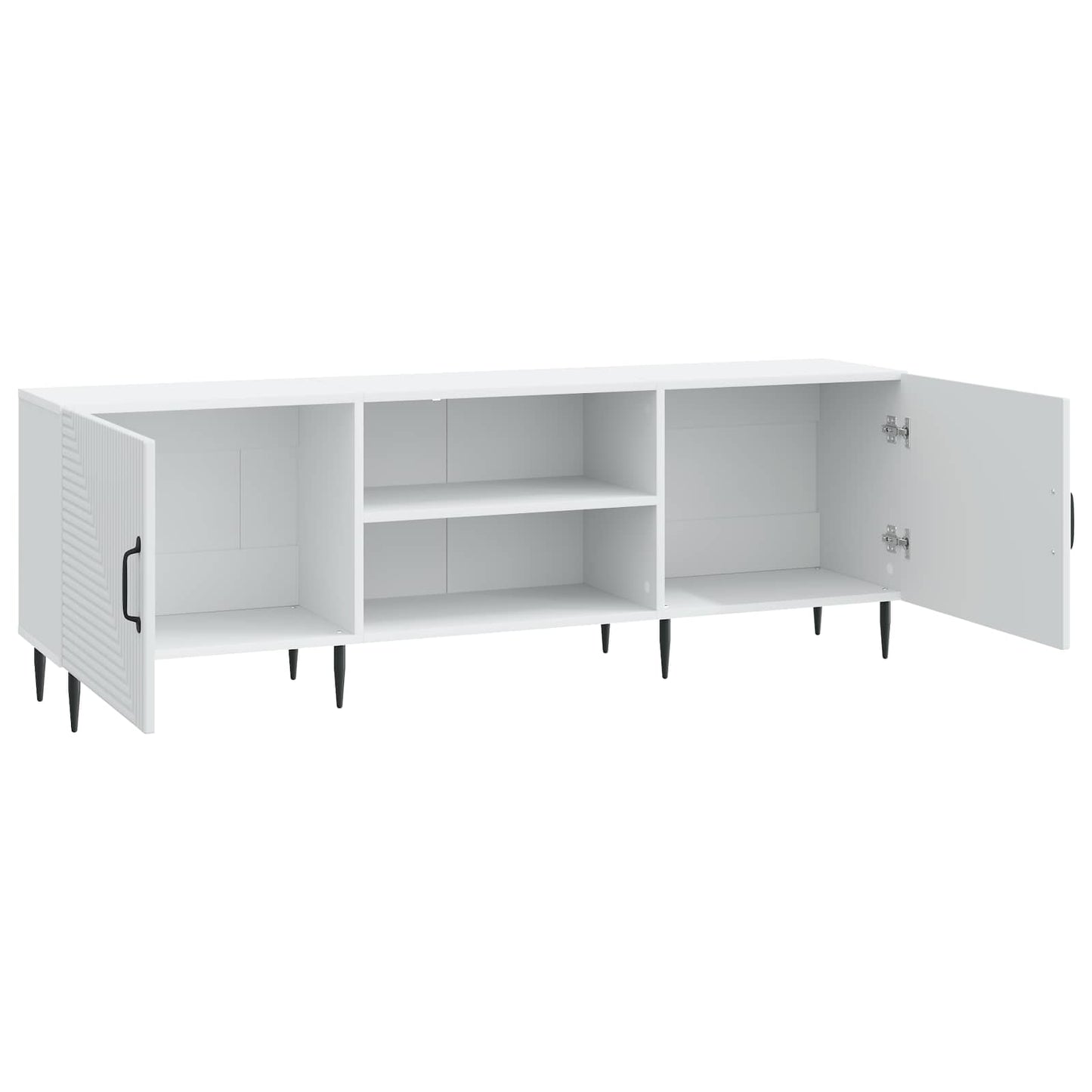 vidaXL Ντουλάπι TV Λευκό 150 x 31 x 50 εκ. Επεξεργασμένο Ξύλο