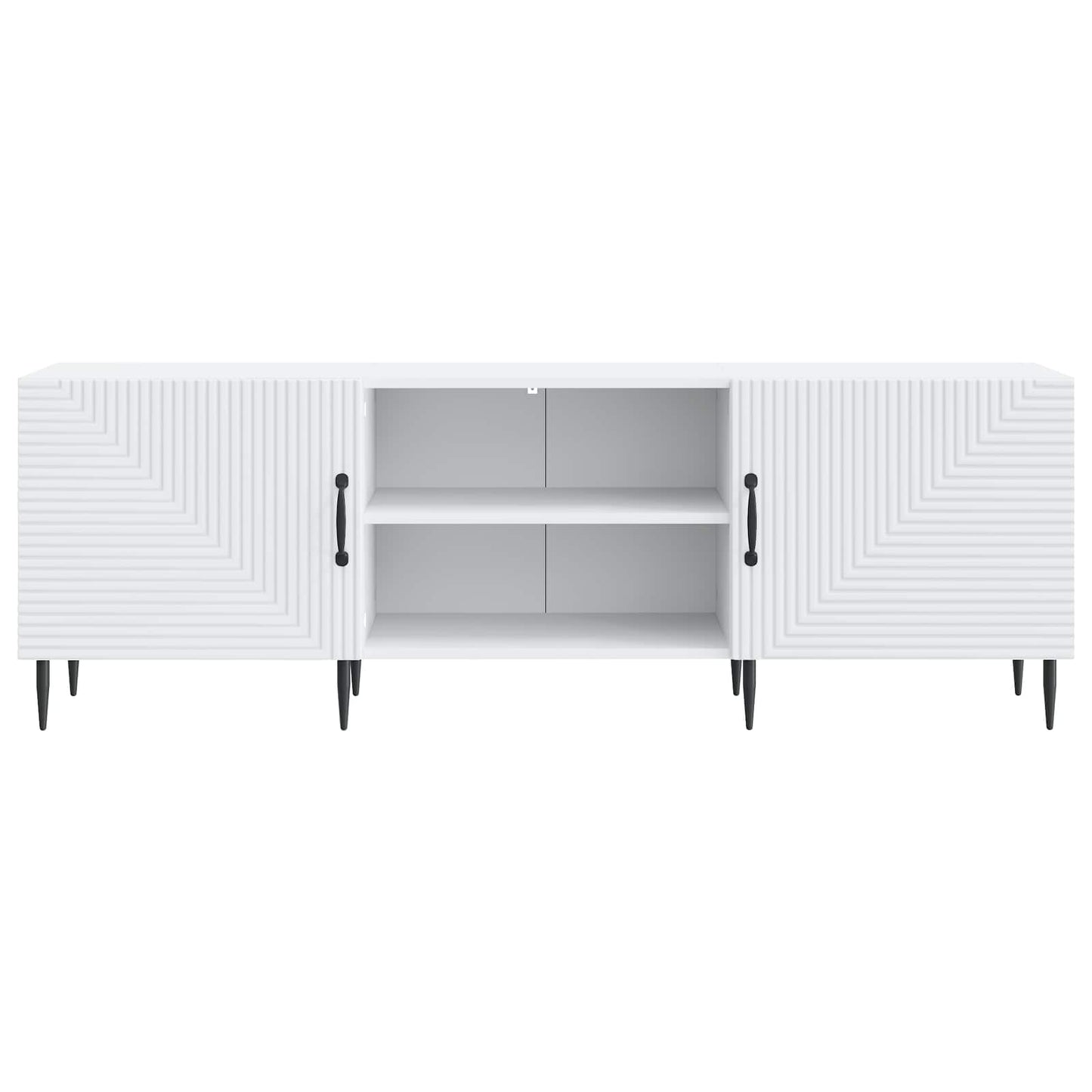 vidaXL Ντουλάπι TV Λευκό 150 x 31 x 50 εκ. Επεξεργασμένο Ξύλο