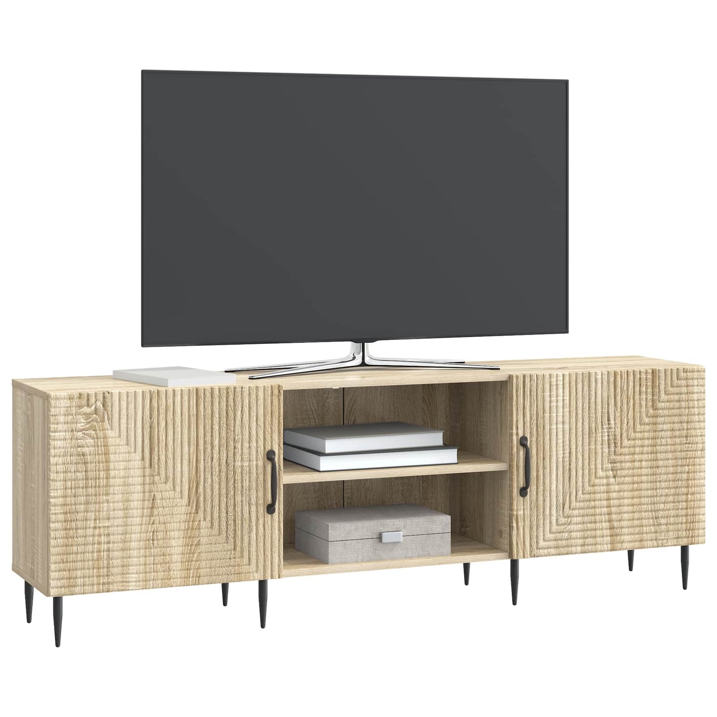 vidaXL Ντουλάπι TV Sonoma Δρυς 150 x 31 x 50 εκ. Επεξεργασμένο Ξύλο
