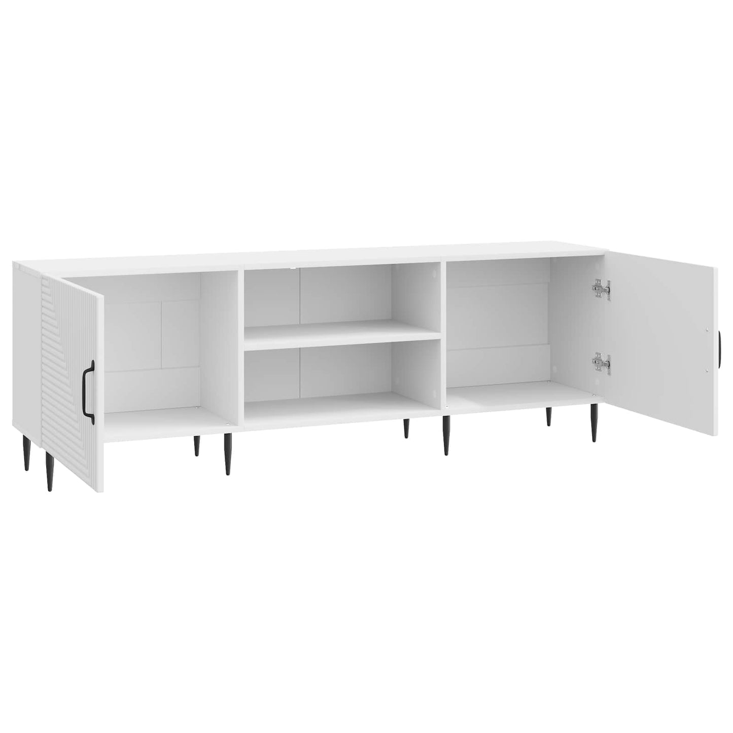 vidaXL Ντουλάπι TV Γυαλιστερό Λευκό 150 x 31 x 50 εκ.