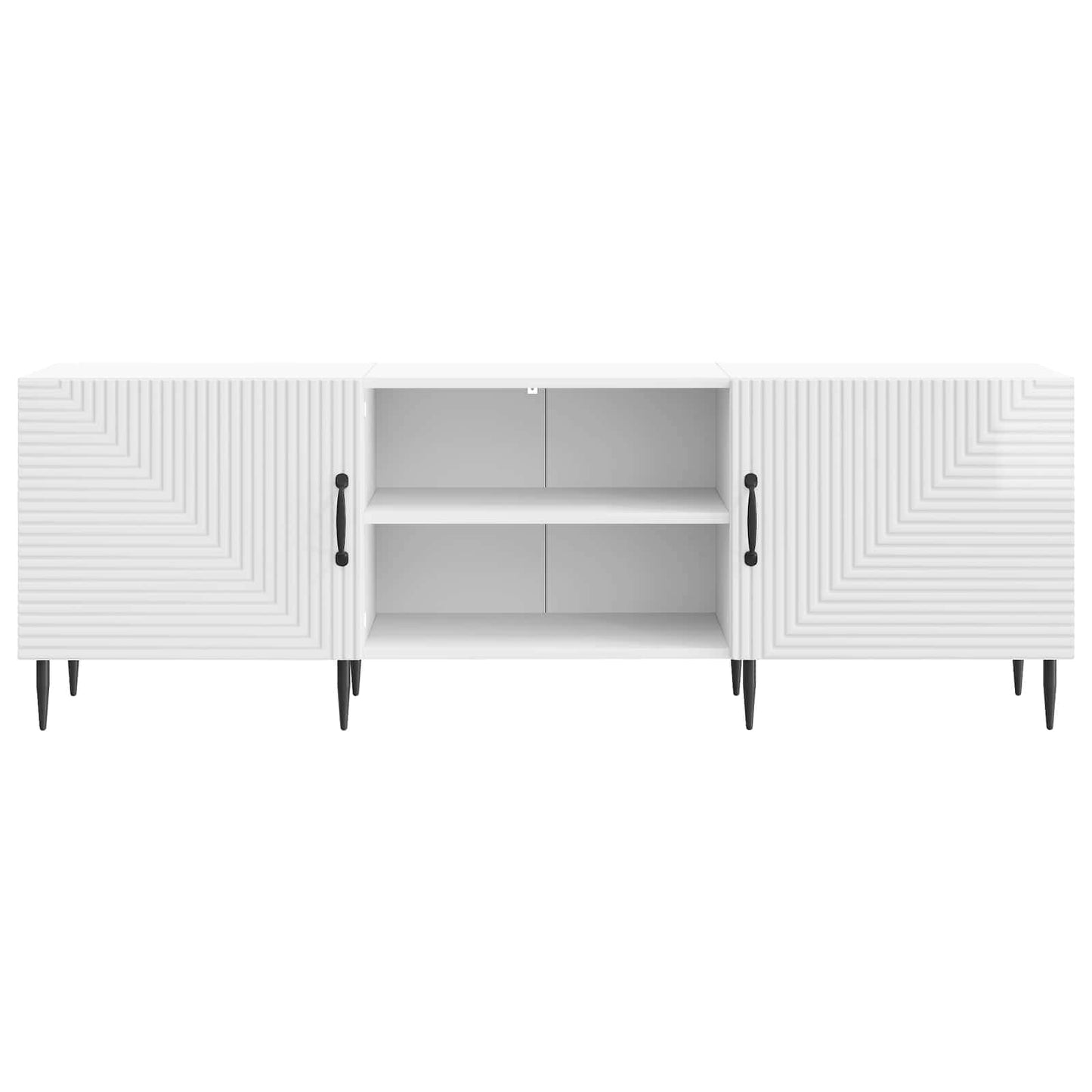 vidaXL Ντουλάπι TV Γυαλιστερό Λευκό 150 x 31 x 50 εκ.