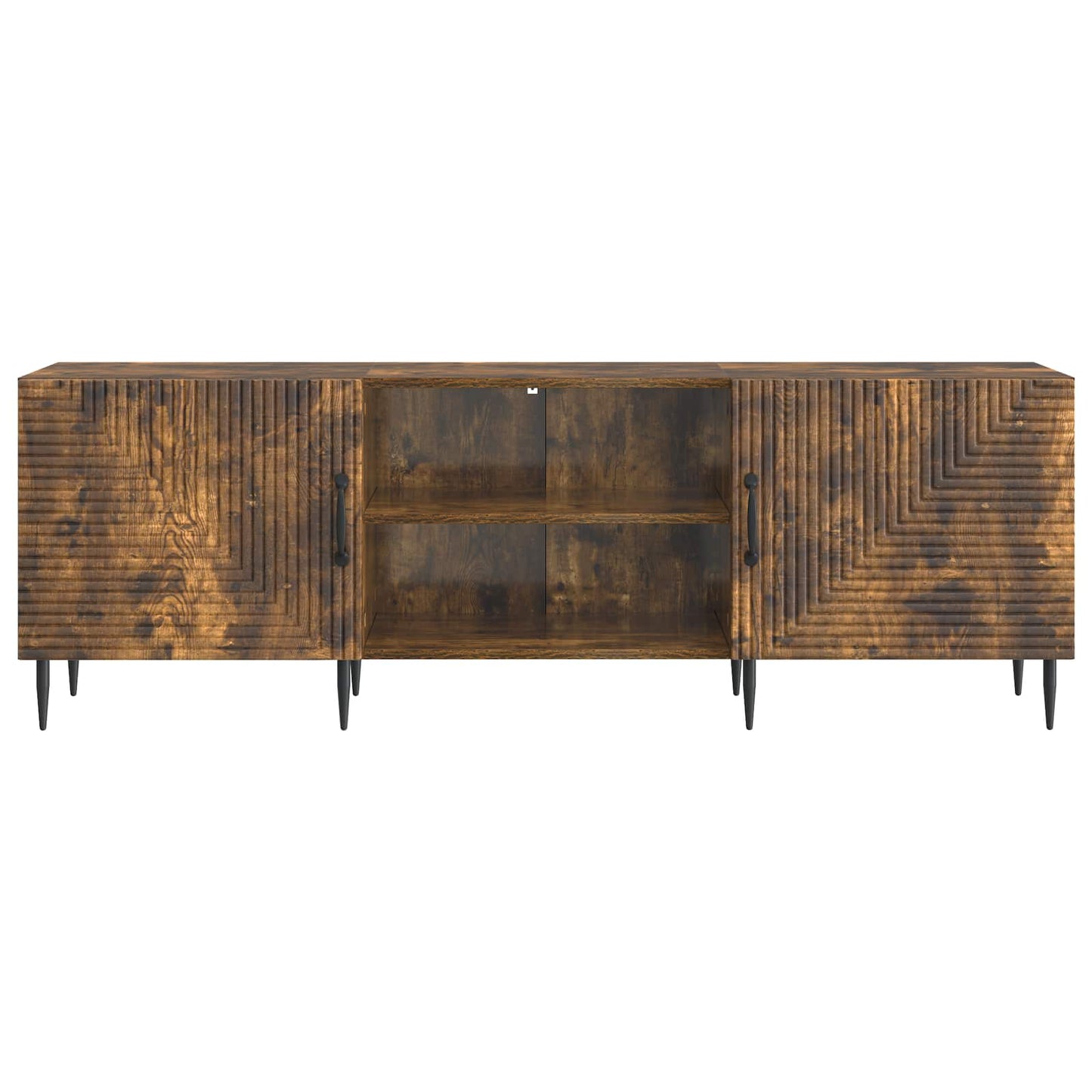 vidaXL Ντουλάπι TV Καπνισμένο Ξύλο Δρυός 150 x 31 x 50 εκ.
