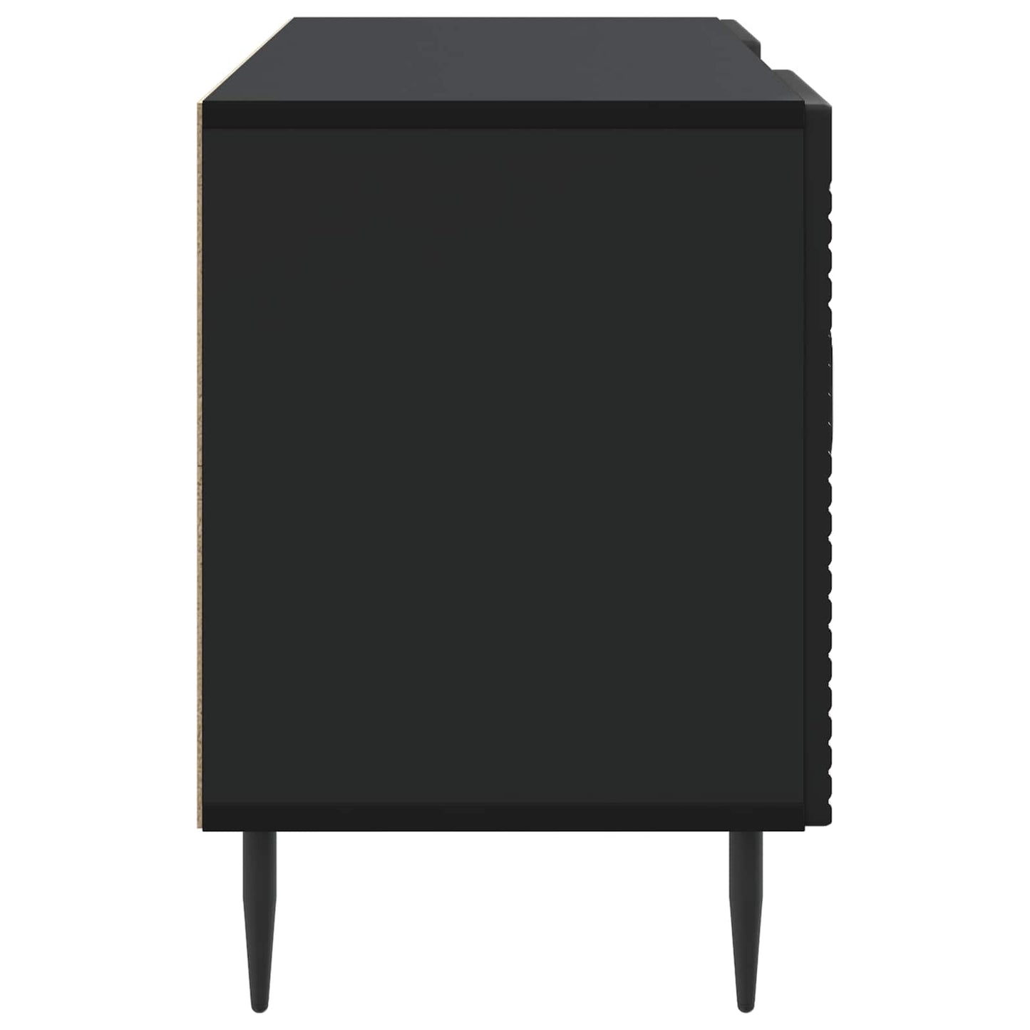 vidaXL Ντουλάπι TV Μαύρο 102 x 34,5 x 50 εκ. Επεξεργασμένο Ξύλο