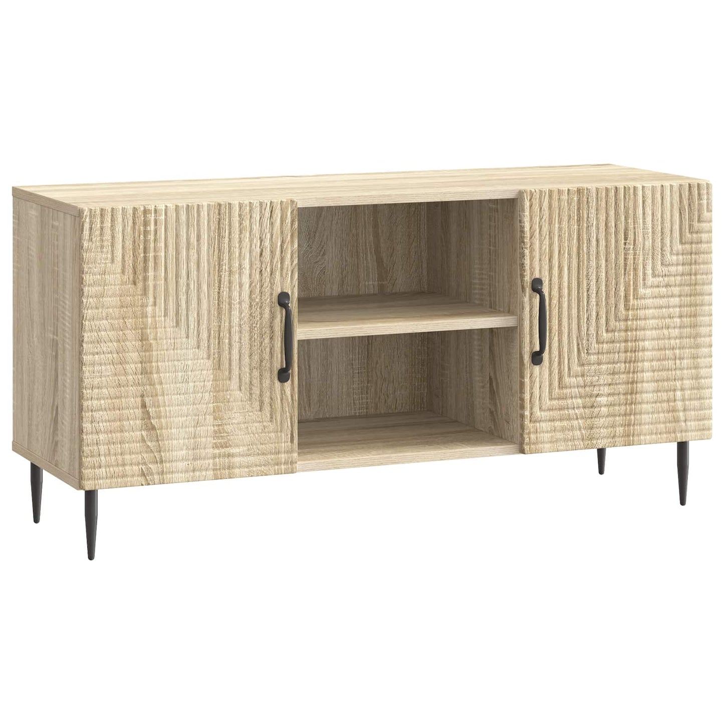 vidaXL Ντουλάπι TV Sonoma Δρυς 102 x 34,5 x 50 εκ. Επεξεργασμένο Ξύλο