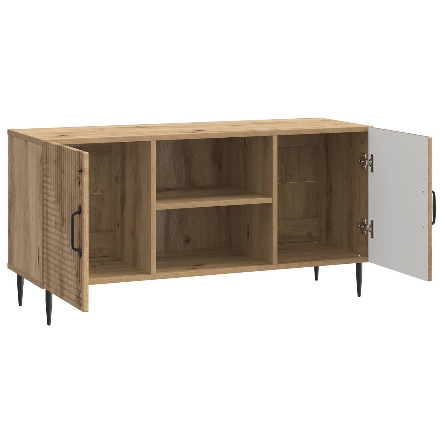 vidaXL Ντουλάπι TV Artisan Δρυς 102 x 34,5 x 50 εκ. Επεξεργασμένο Ξύλο