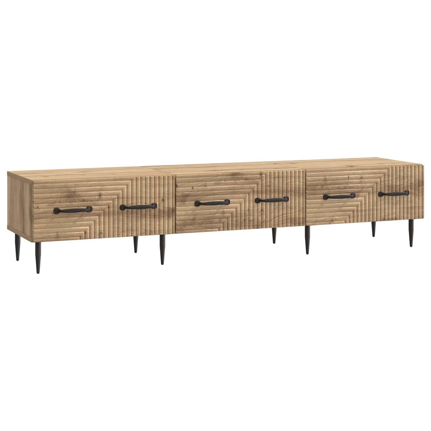 vidaXL Ντουλάπι TV Artisan Δρυς 147 x 34,5 x 30 εκ Επεξεργασμένο Ξύλο