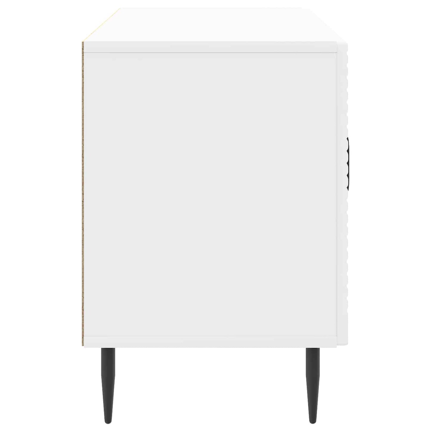 vidaXL Ντουλάπι TV Γυαλιστερό Λευκό 99 x 34,5 x 50 εκ.