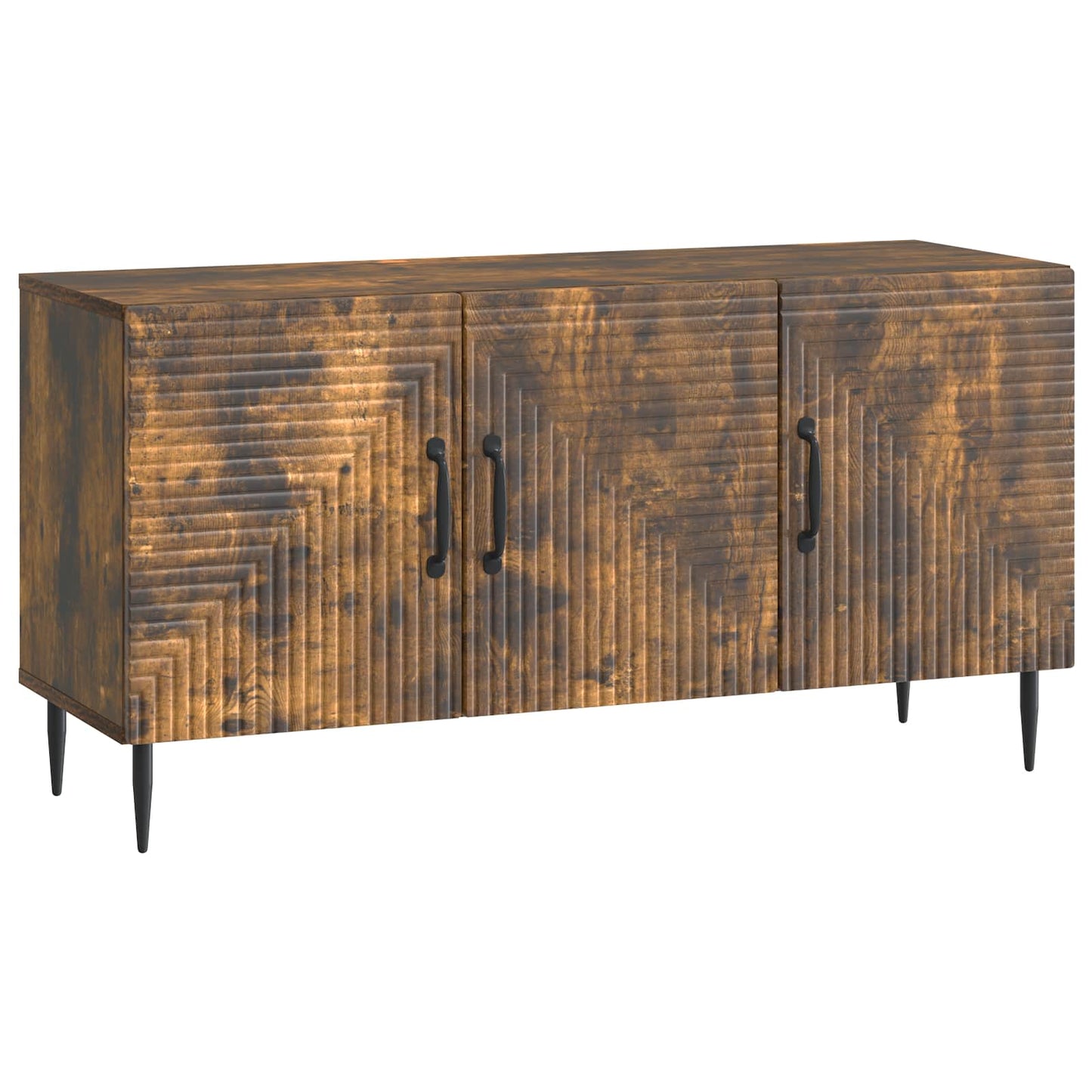 vidaXL Ντουλάπι TV Καπνισμένο Ξύλο Δρυός 99 x 34,5 x 50 εκ.