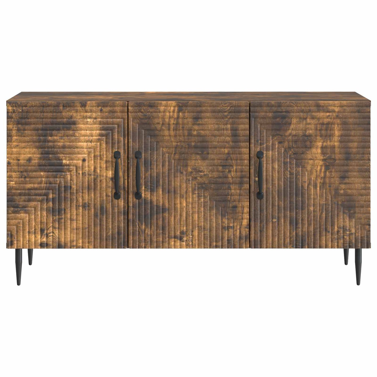 vidaXL Ντουλάπι TV Καπνισμένο Ξύλο Δρυός 99 x 34,5 x 50 εκ.