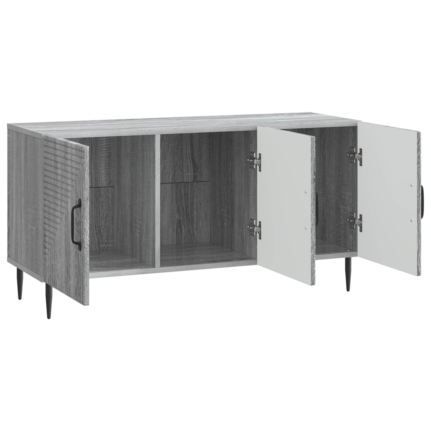 vidaXL Ντουλάπι TV Γκρι Sonoma 99 x 34,5 x 50 εκ. Επεξεργασμένο Ξύλο