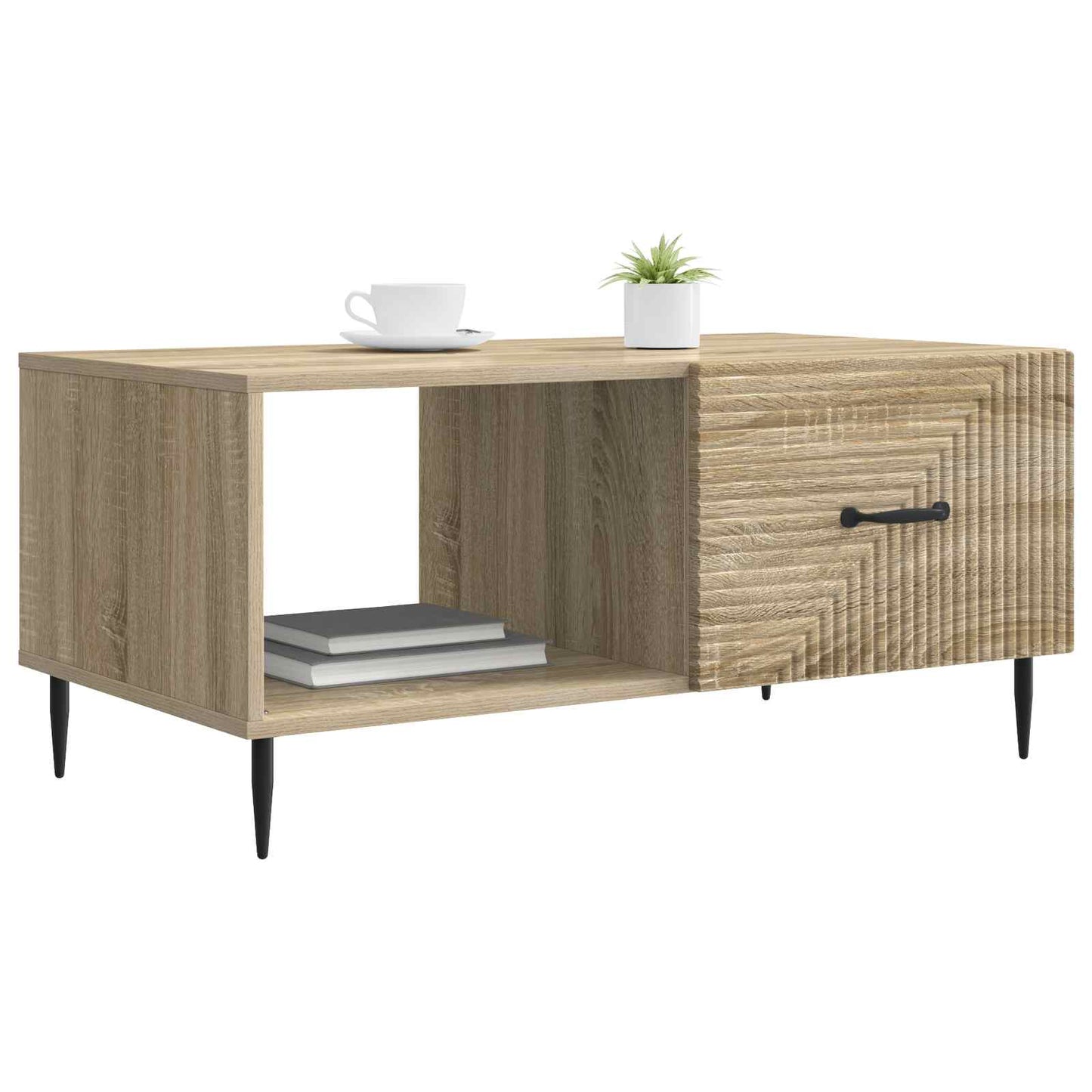 vidaXL Τραπεζάκι σαλονιού Sonoma Δρυς 90 x 50 x 40 cm