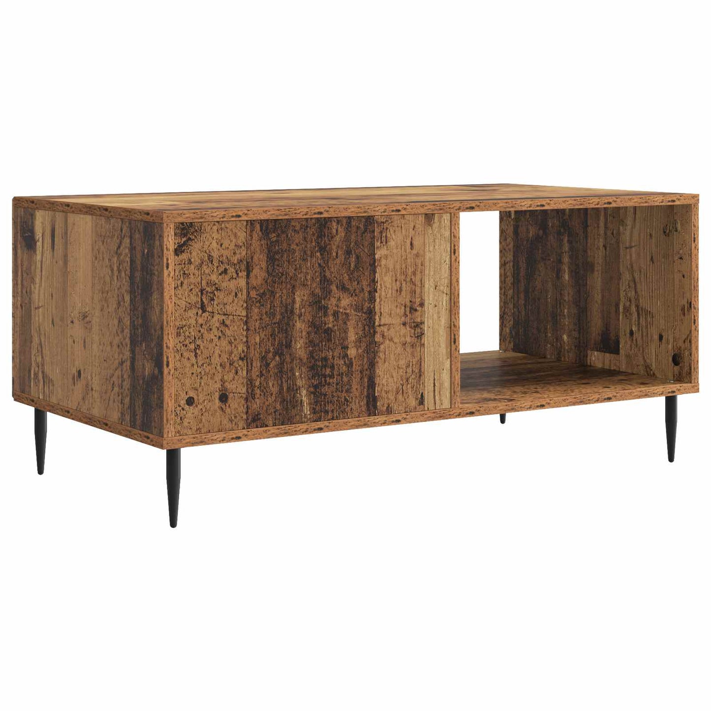 vidaXL Τραπεζάκι σαλονιού Παλαιωμένο ξύλο 90 x 50 x 40 cm