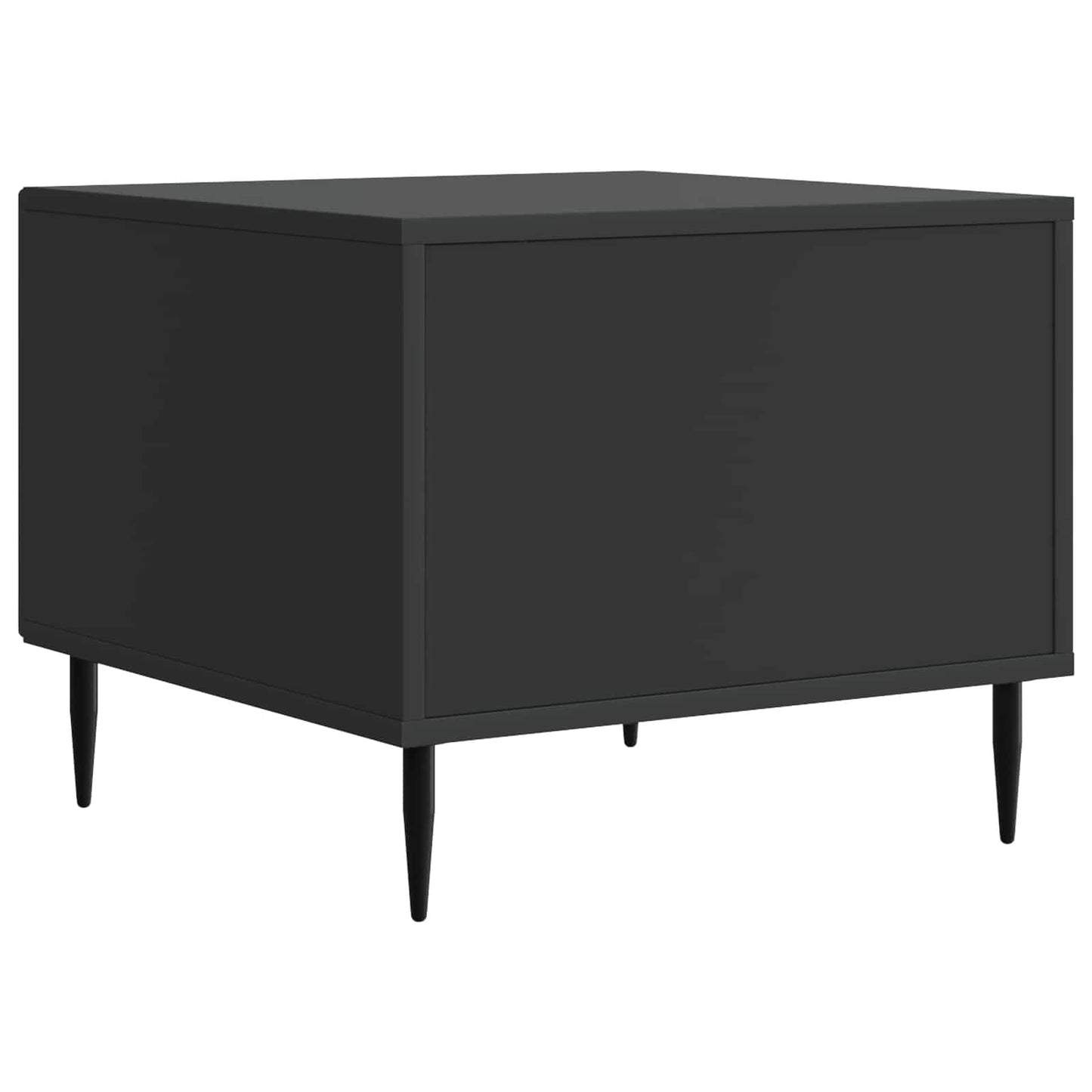 vidaXL Τραπεζάκι σαλονιού Μαύρο 49 x 50 x 40 εκ Επεξεργασμένο Ξύλο