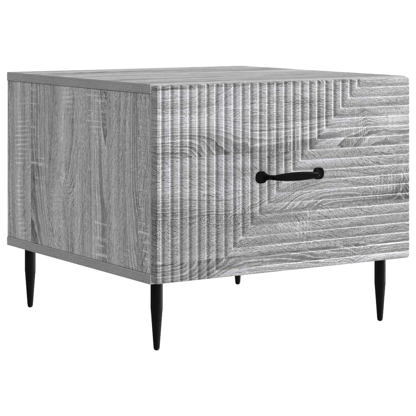 vidaXL Τραπεζάκι σαλονιού με συρτάρι Γκρι Sonoma 49 x 50 x 40 εκ