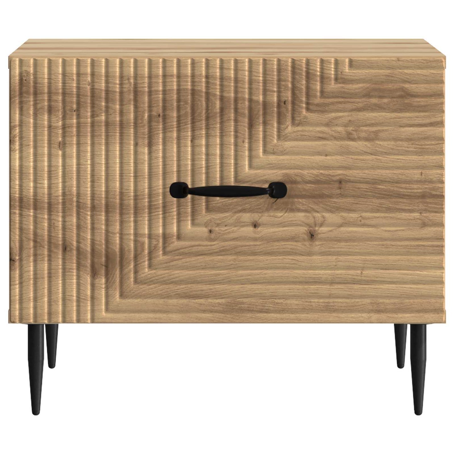 vidaXL Τραπεζάκι σαλονιού με συρτάρι Artisan Δρυς 49 x 50 x 40 εκ