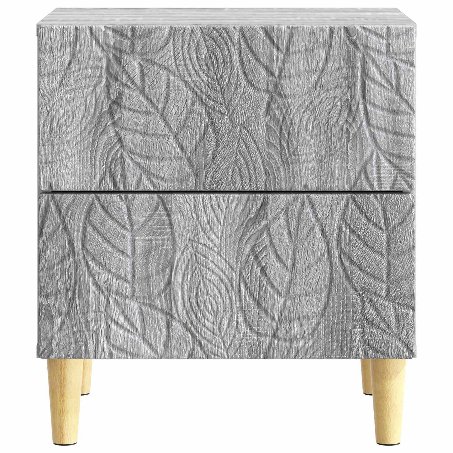 vidaXL Κομοδίνο Γκρι Sonoma 43 x 34,5 x 48 εκ Επεξεργασμένο Ξύλο