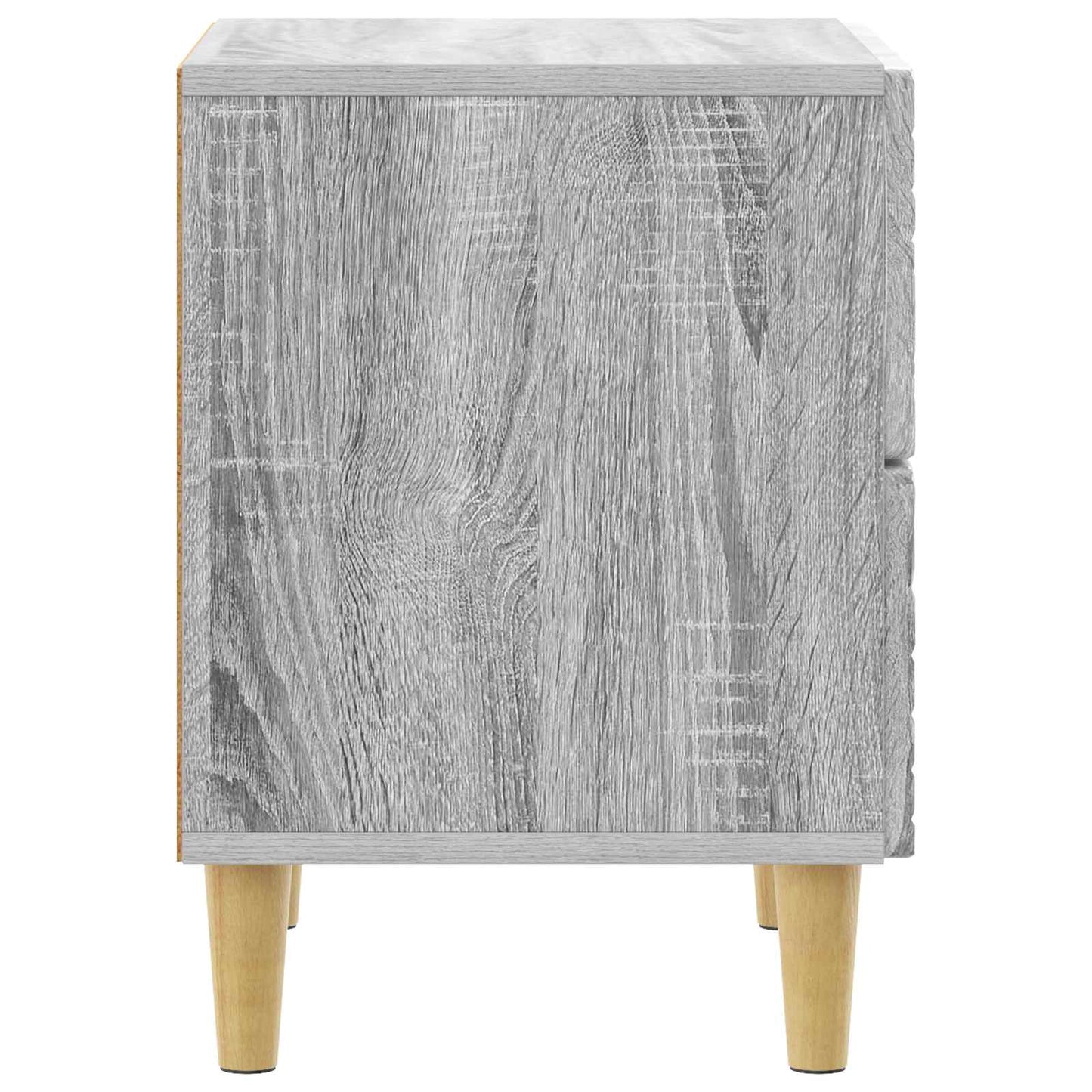 vidaXL Κομοδίνο Γκρι Sonoma 43 x 34,5 x 48 εκ Επεξεργασμένο Ξύλο
